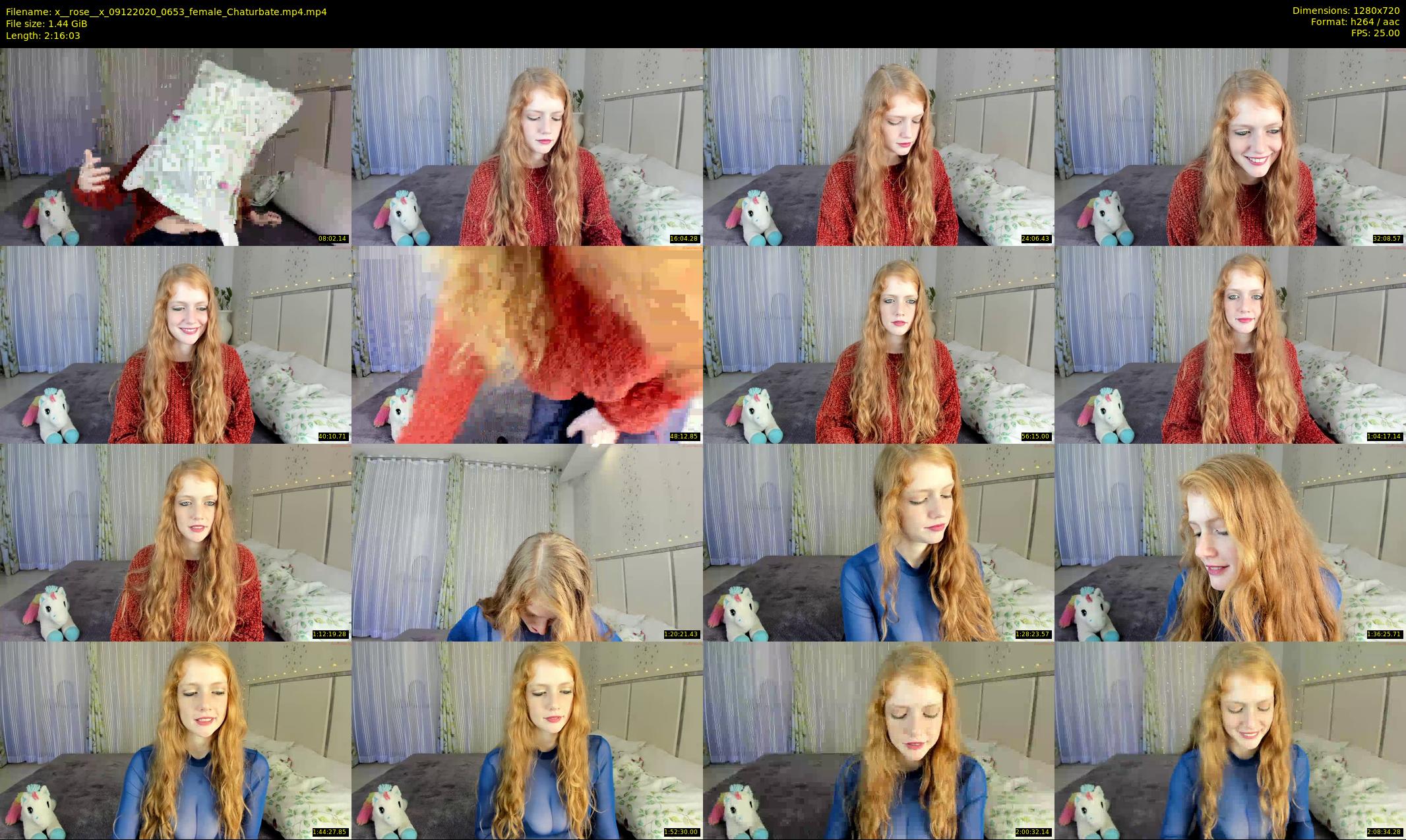 x__rose__x — 137 minute Chaturbate female cam show recording, 720p, Dec 9, 2020
