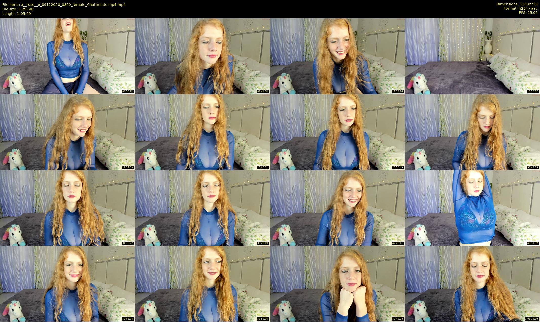 x__rose__x — 66 minute Chaturbate female cam show recording, 720p, Dec 9, 2020