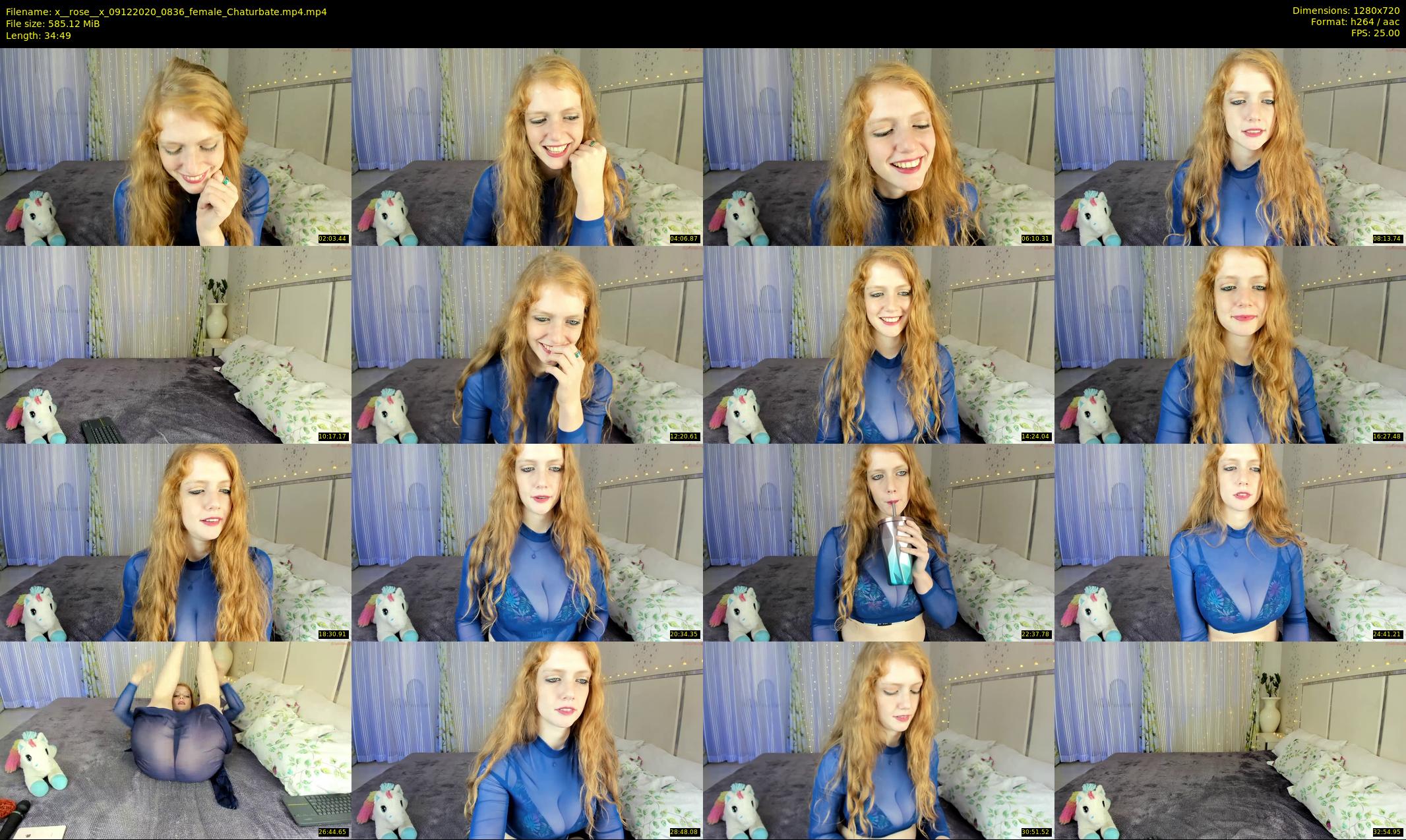 x__rose__x — 35 minute Chaturbate female cam show recording, 720p, Dec 9, 2020