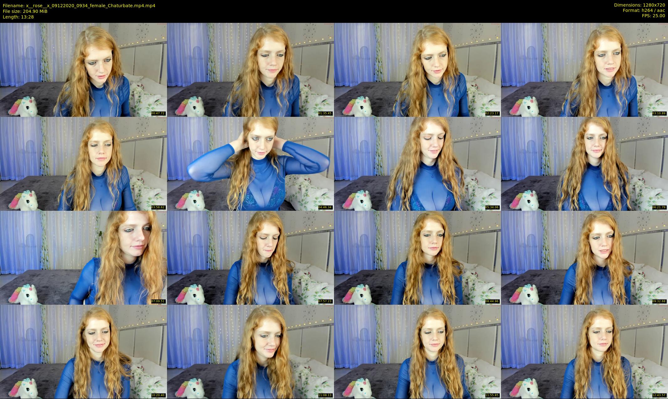 x__rose__x — 14 minute Chaturbate female cam show recording, 720p, Dec 9, 2020