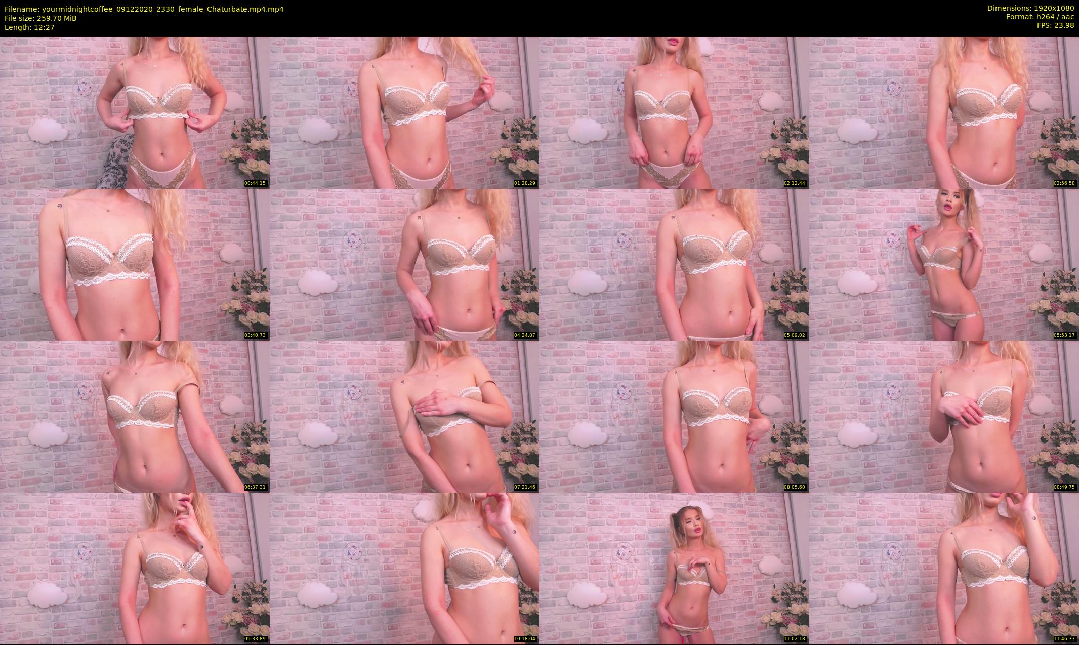 yourmidnightcoffee — 13 minute Chaturbate female cam show recording, 1080p, Dec 9, 2020