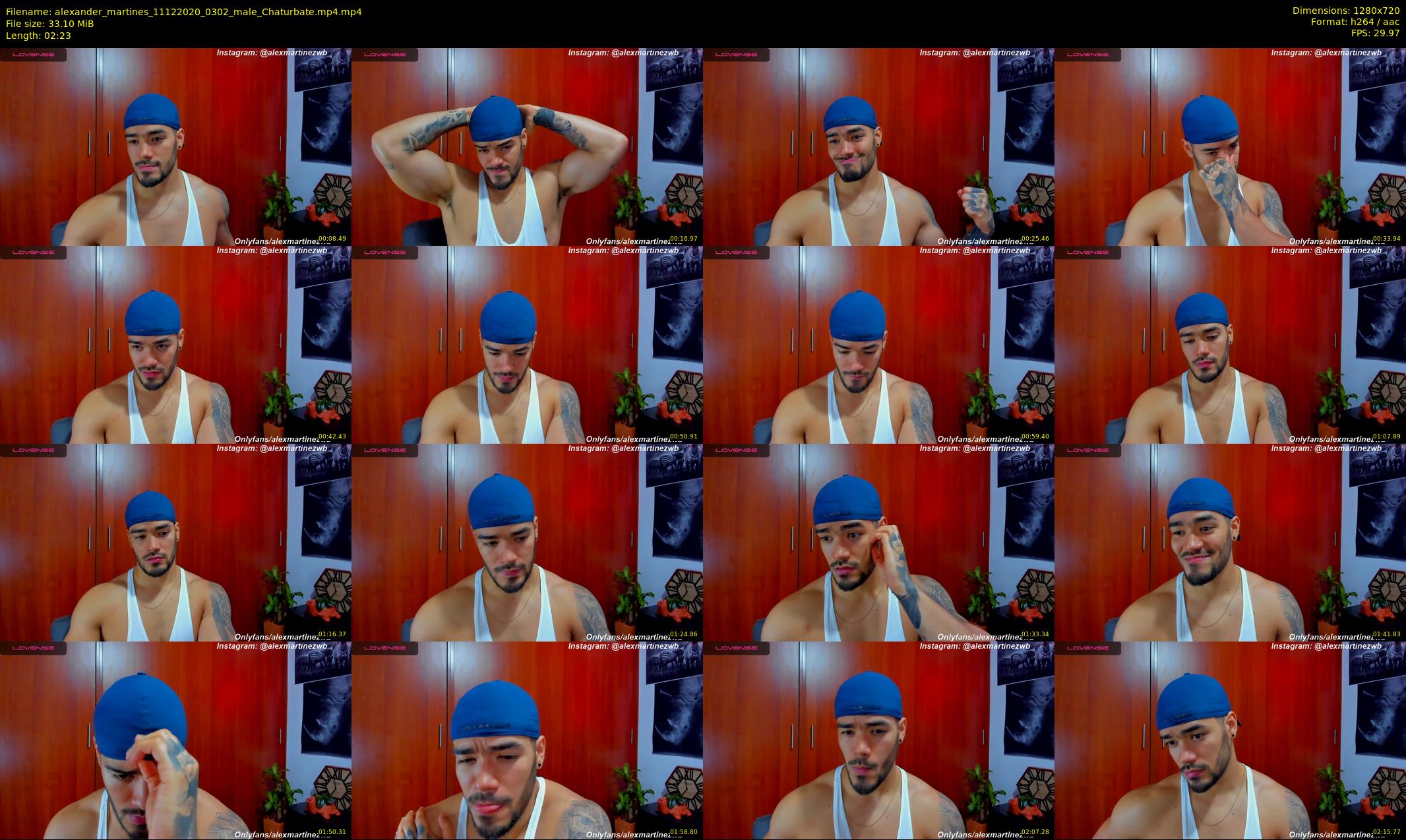 alexander_martines — 3 minute Chaturbate male cam show recording, 720p, Dec 11, 2020