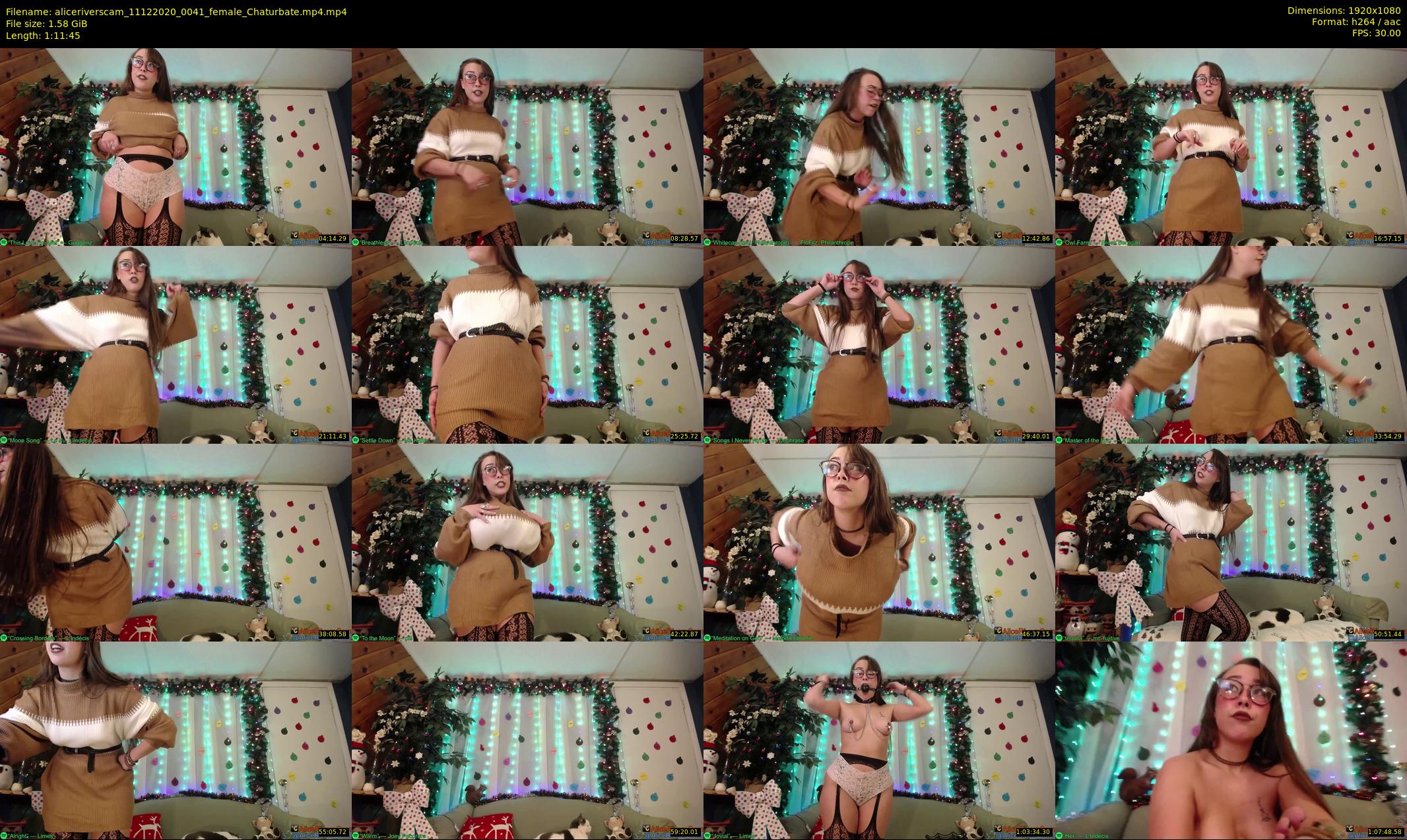 aliceriverscam — 72 minute Chaturbate female cam show recording, 1080p, Dec 11, 2020