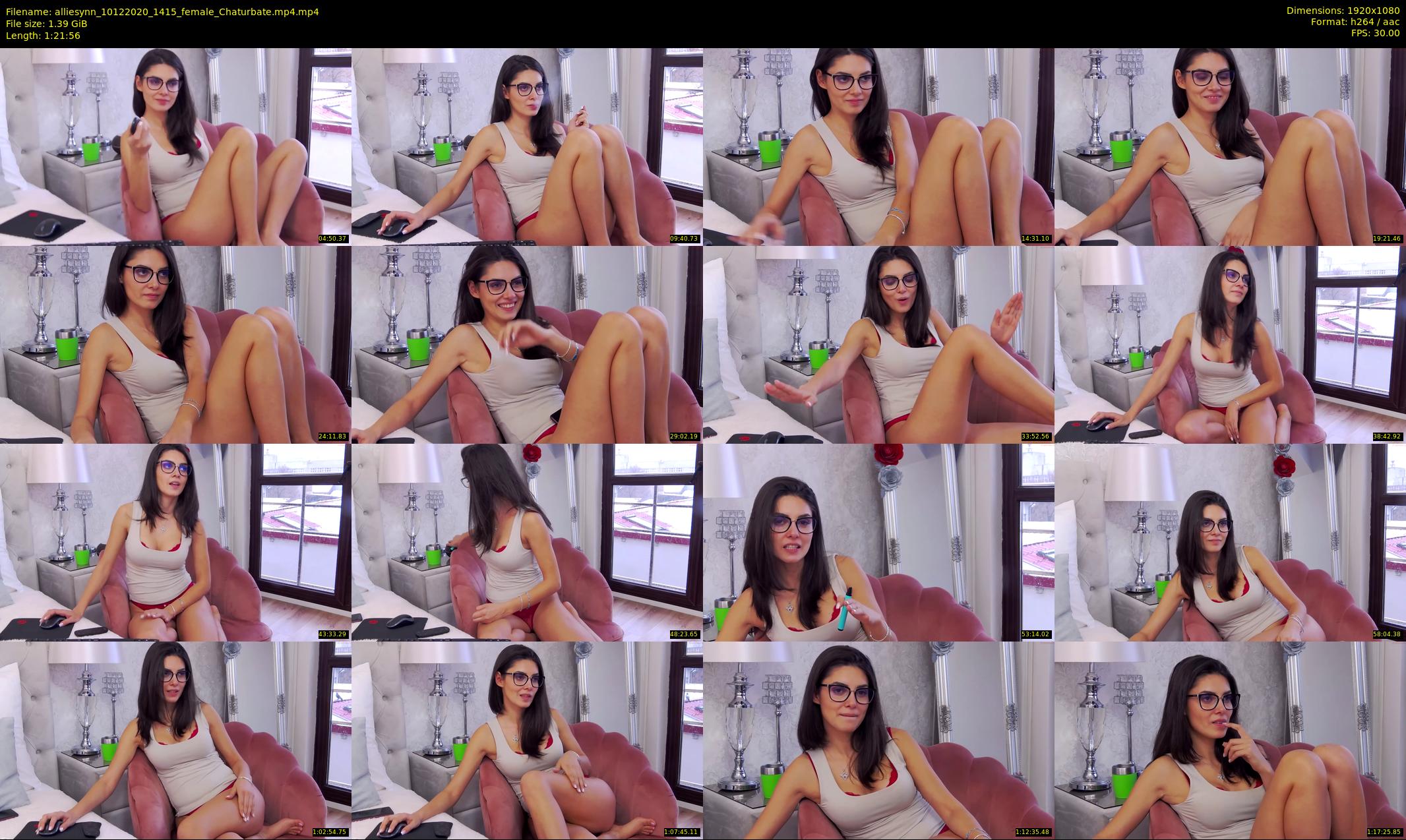 alliesynn — 82 minute Chaturbate female cam show recording, 1080p, Dec 10, 2020