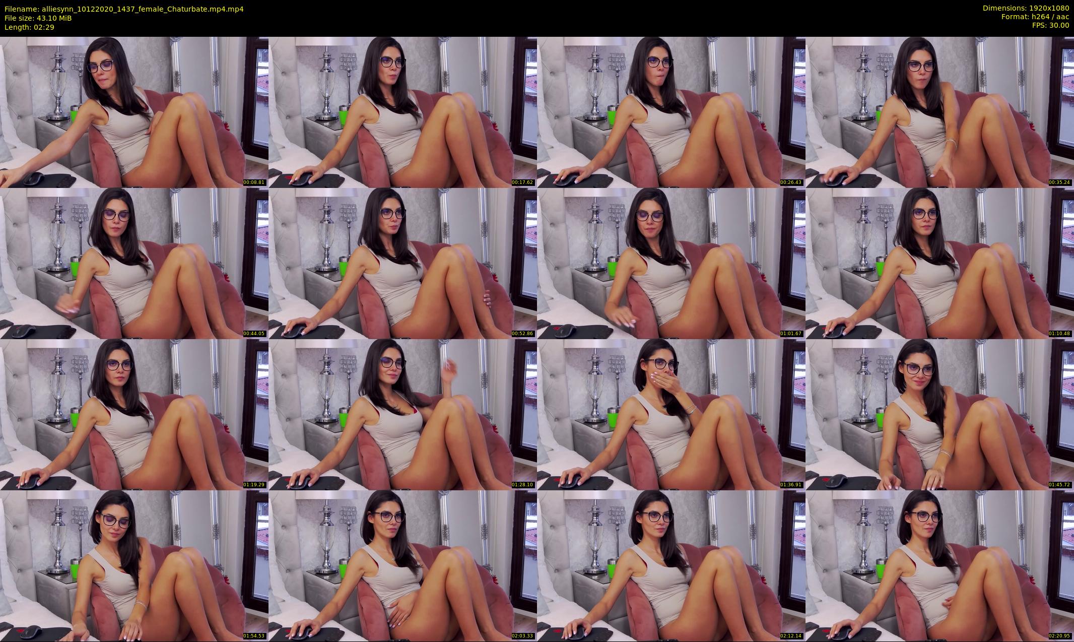 alliesynn — 3 minute Chaturbate female cam show recording, 1080p, Dec 10, 2020