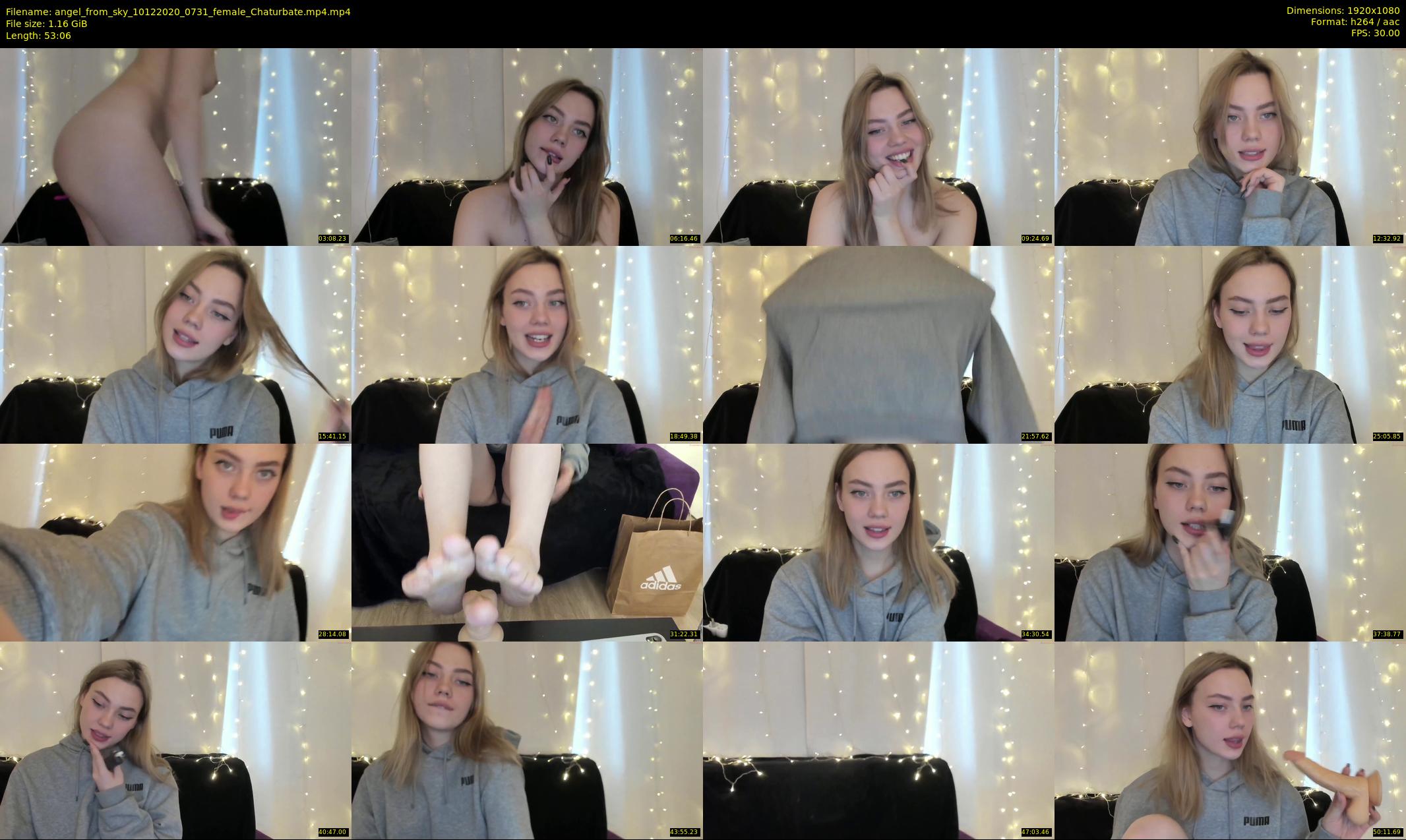 angel_from_sky — 54 minute Chaturbate female cam show recording, 1080p, Dec 10, 2020