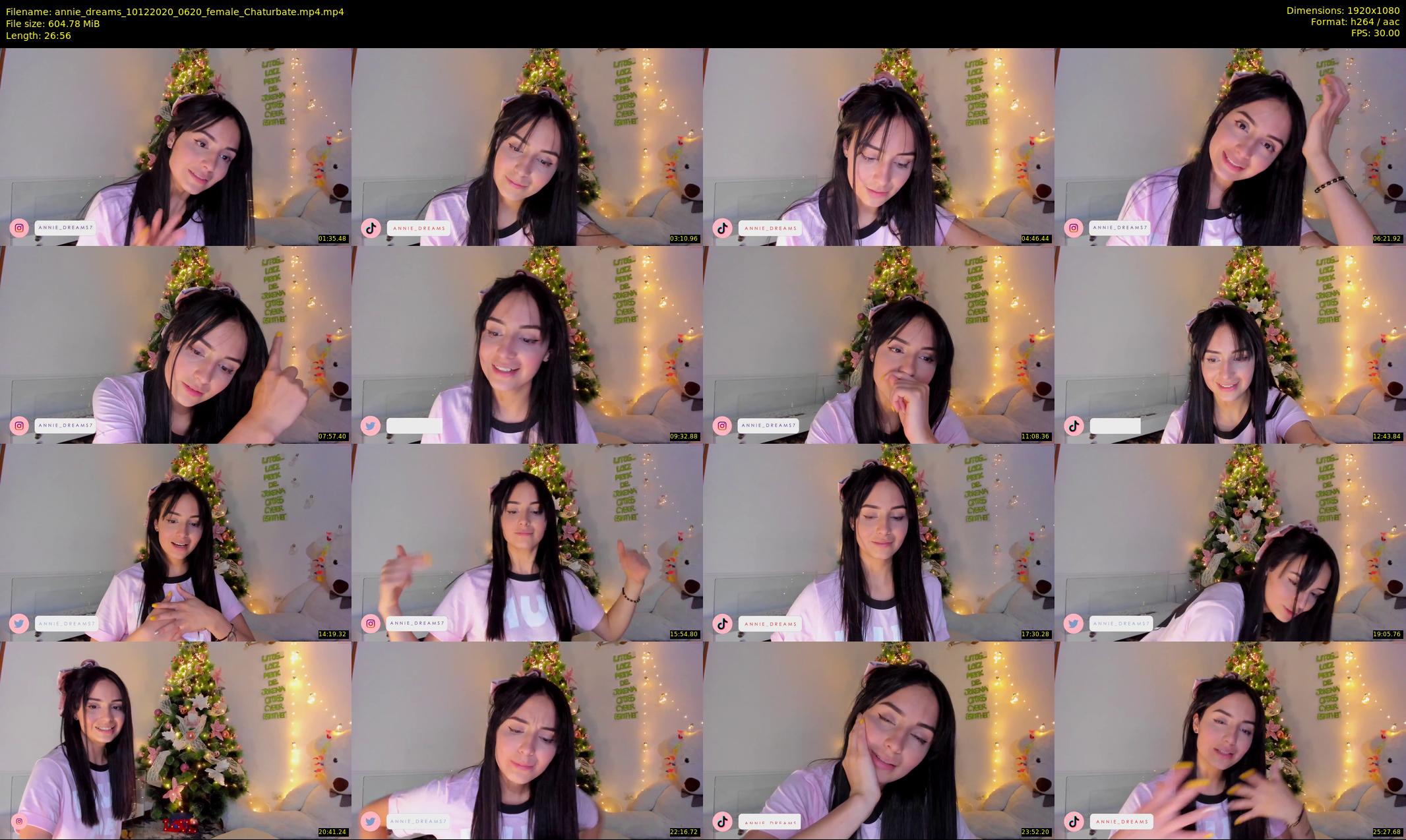 annie_dreams — 27 minute Chaturbate female cam show recording, 1080p, Dec 10, 2020