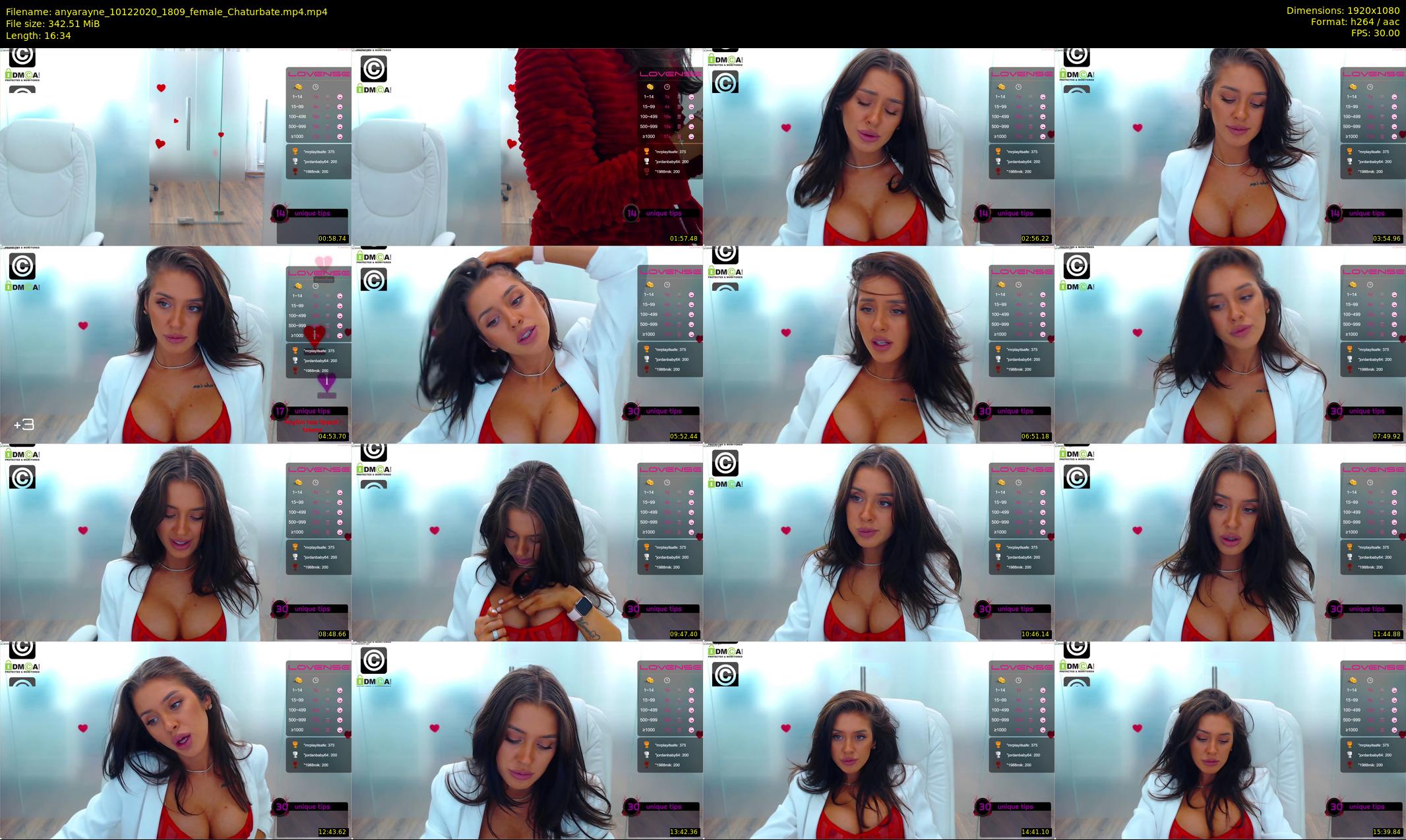 anyarayne — 17 minute Chaturbate female cam show recording, 1080p, Dec 10, 2020
