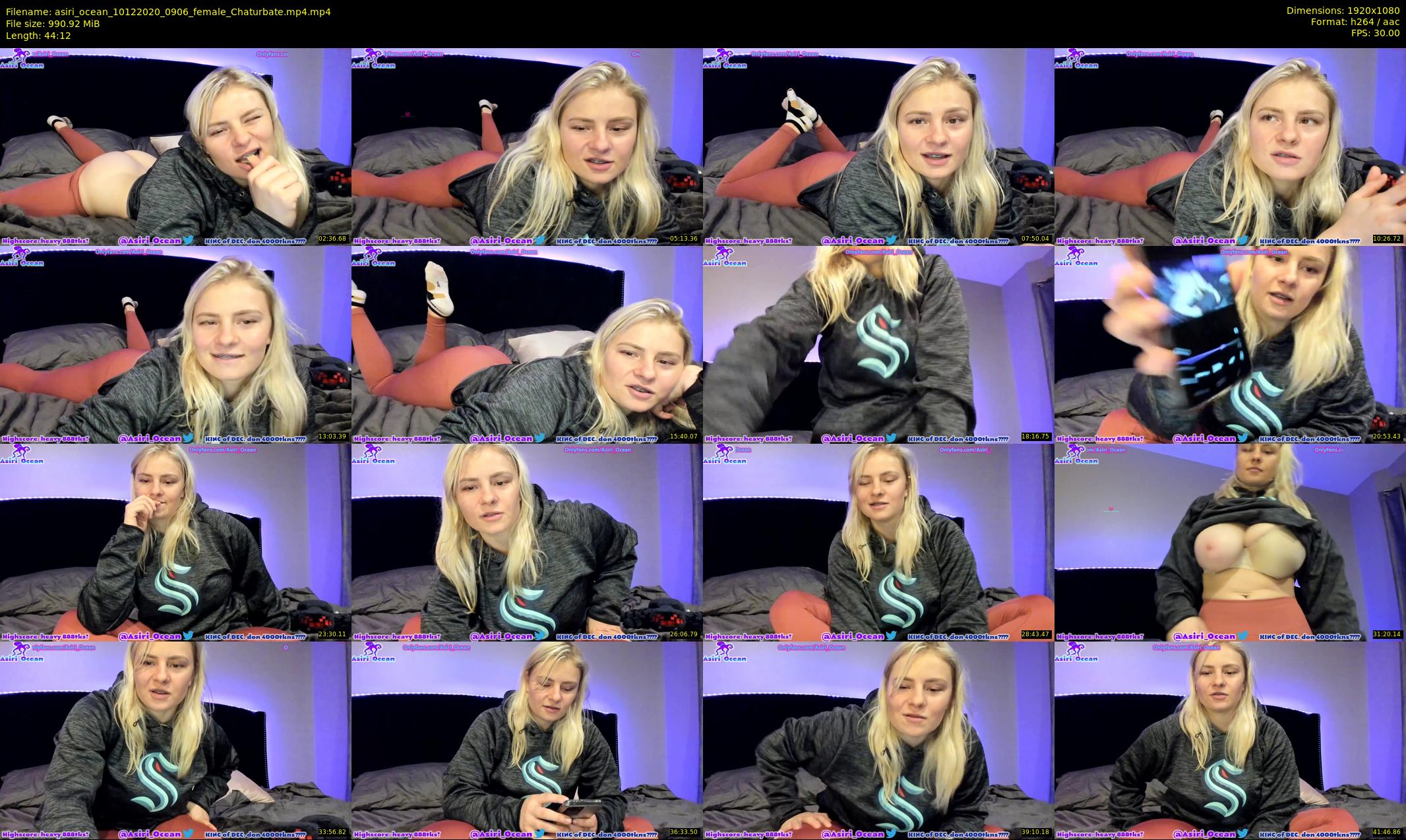 asiri_ocean — 45 minute Chaturbate female cam show recording, 1080p, Dec 10, 2020