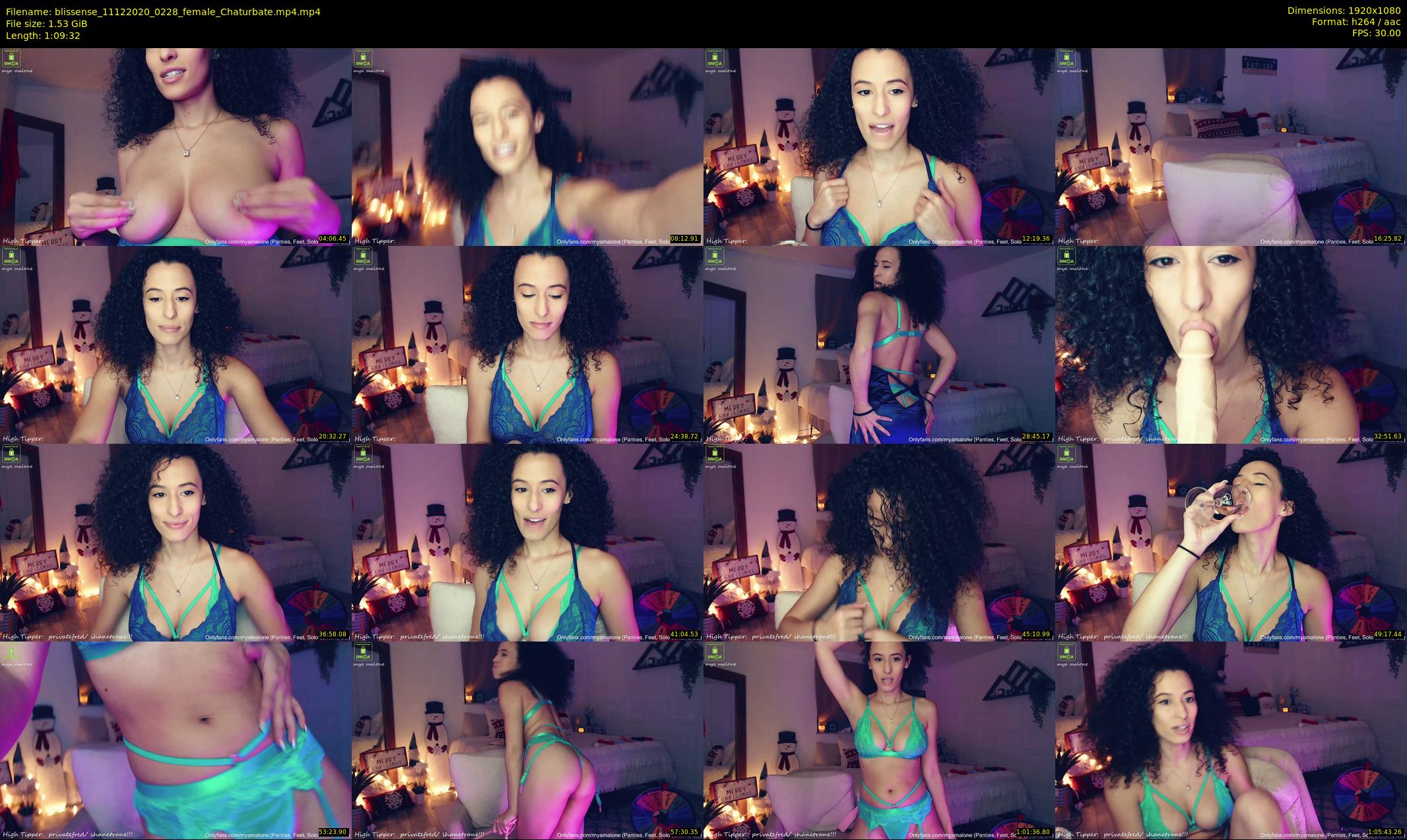 blissense — 70 minute Chaturbate female cam show recording, 1080p, Dec 11, 2020