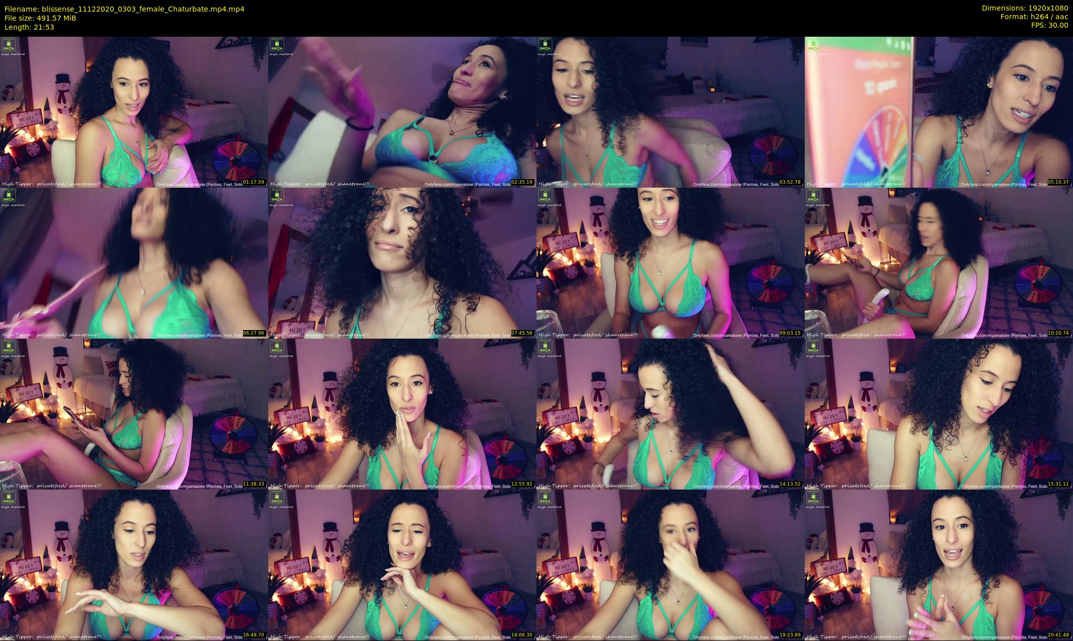 blissense — 22 minute Chaturbate female cam show recording, 1080p, Dec 11, 2020
