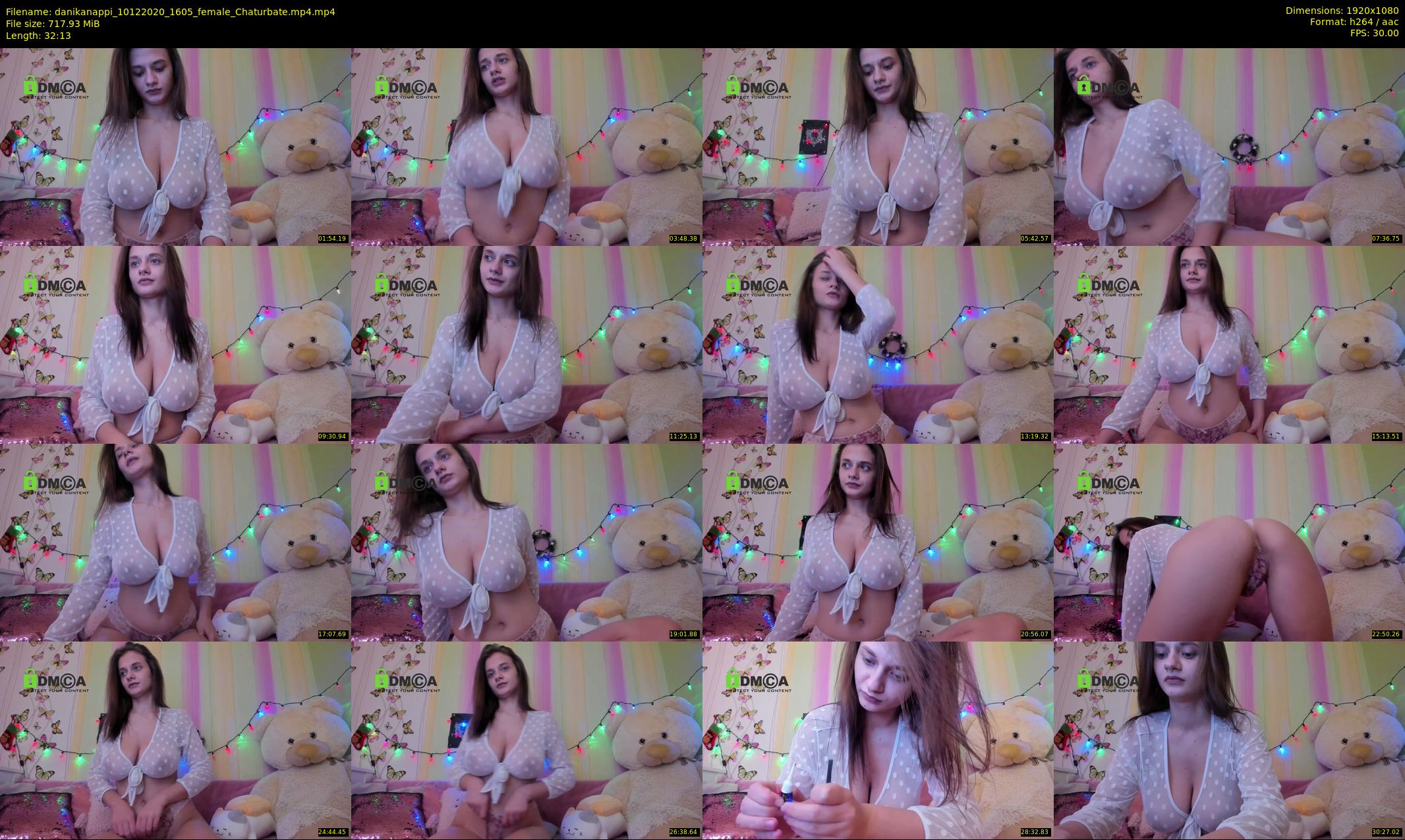danikanappi — 33 minute Chaturbate female cam show recording, 1080p, Dec 10, 2020