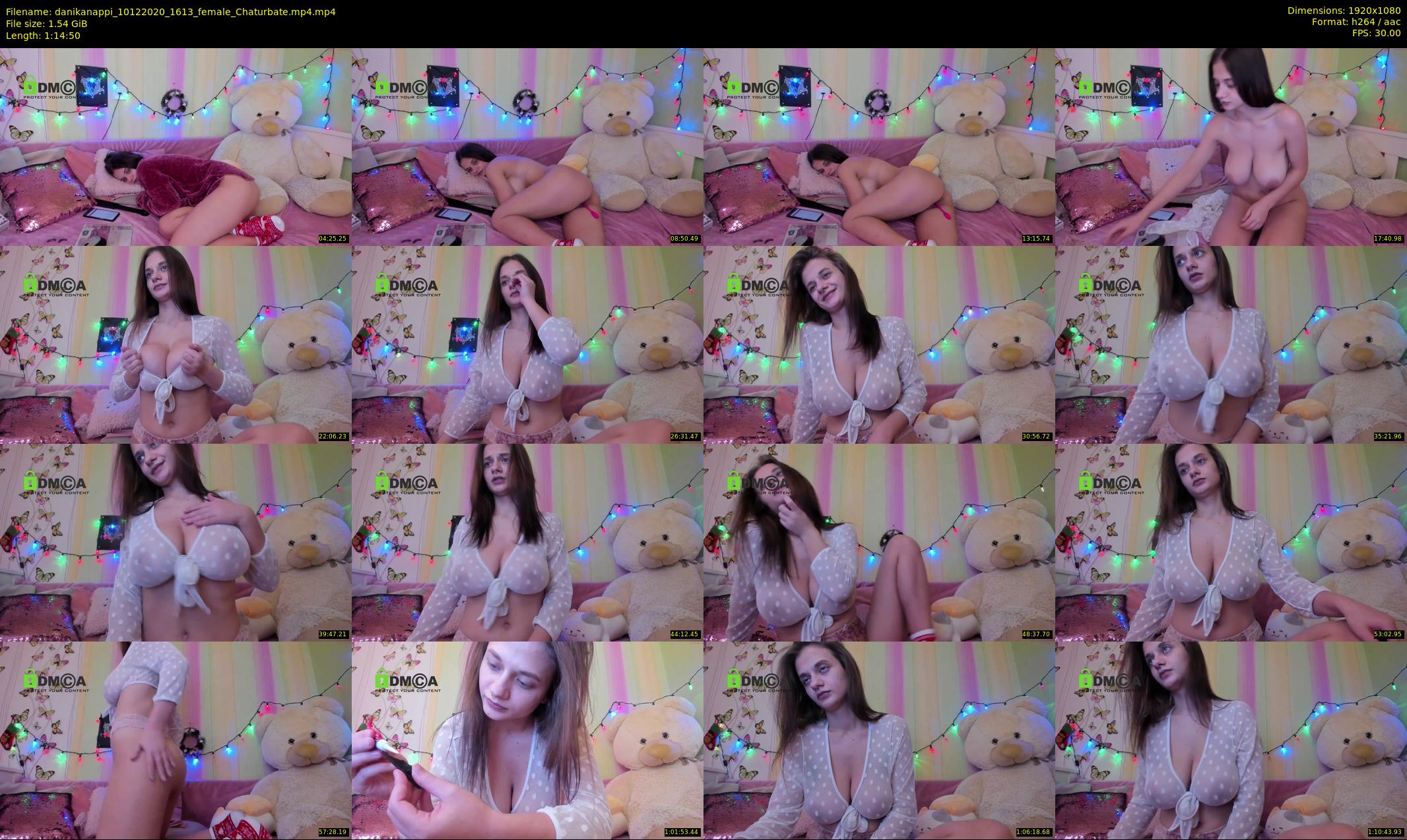 danikanappi — 75 minute Chaturbate female cam show recording, 1080p, Dec 10, 2020