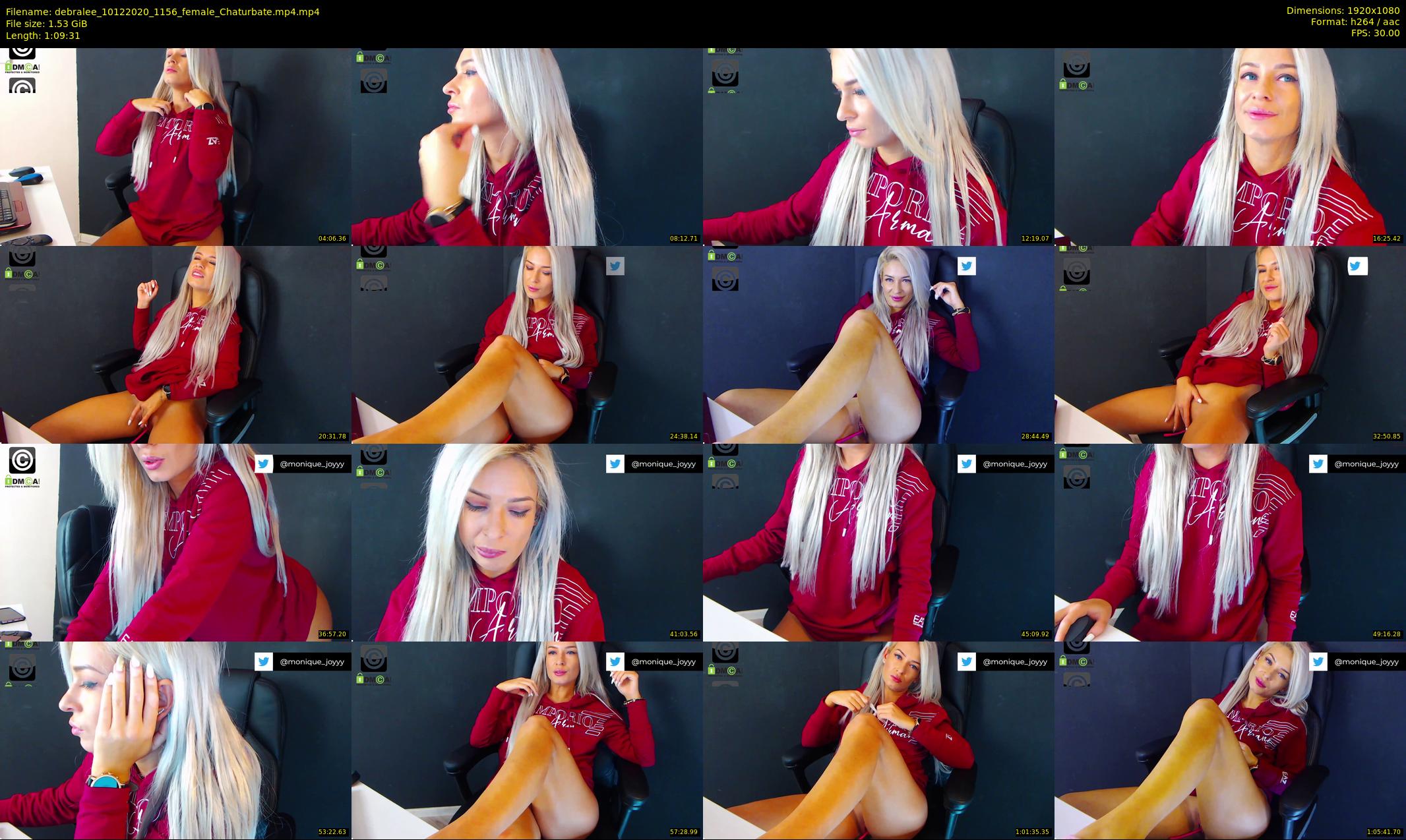 debralee — 70 minute Chaturbate female cam show recording, 1080p, Dec 10, 2020