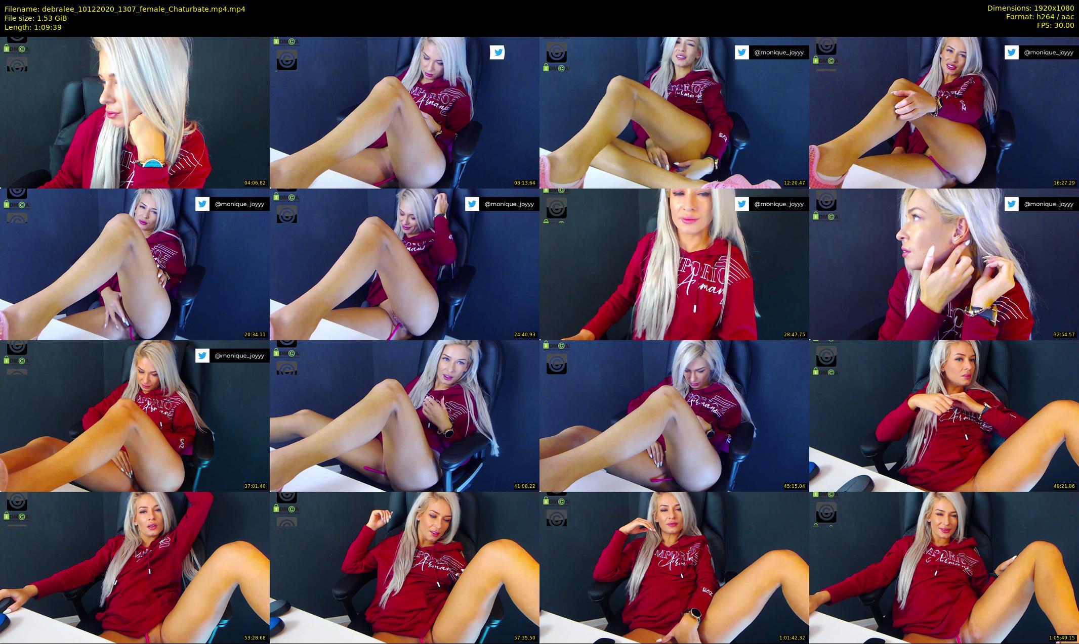 debralee — 70 minute Chaturbate female cam show recording, 1080p, Dec 10, 2020