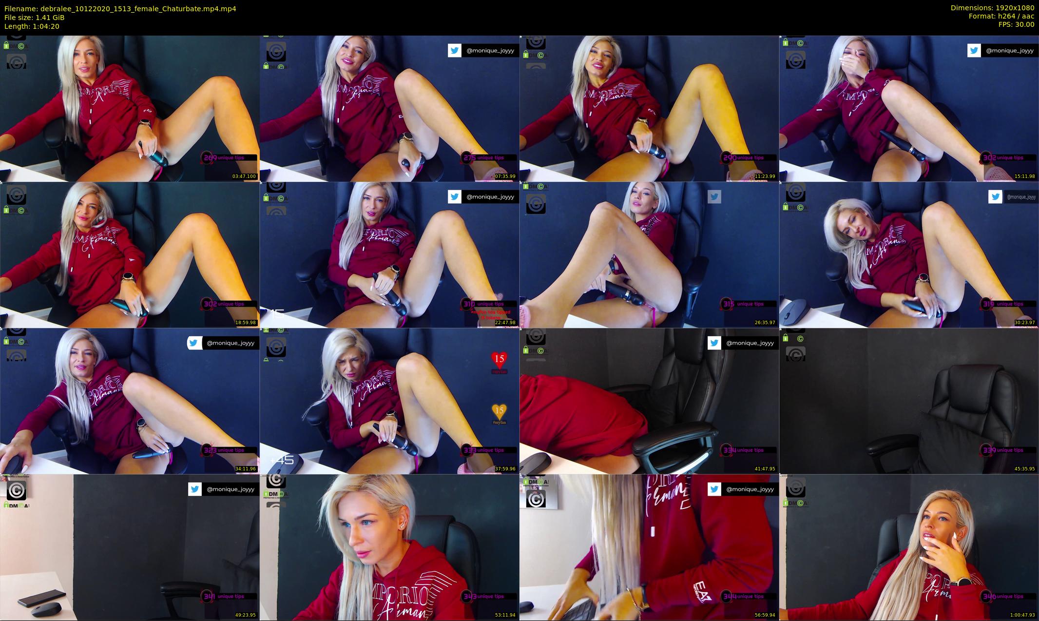 debralee — 65 minute Chaturbate female cam show recording, 1080p, Dec 10, 2020