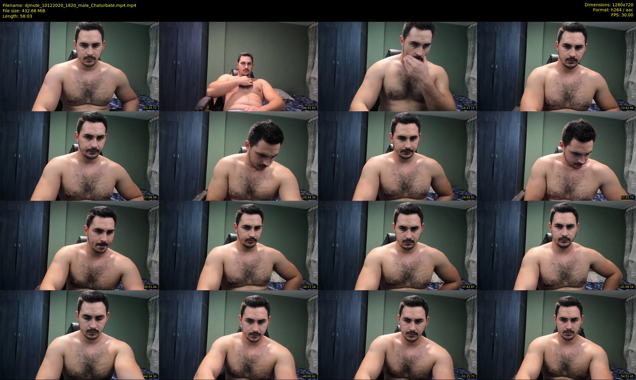 djmute — 59 minute Chaturbate male cam show recording, 720p, Dec 10, 2020