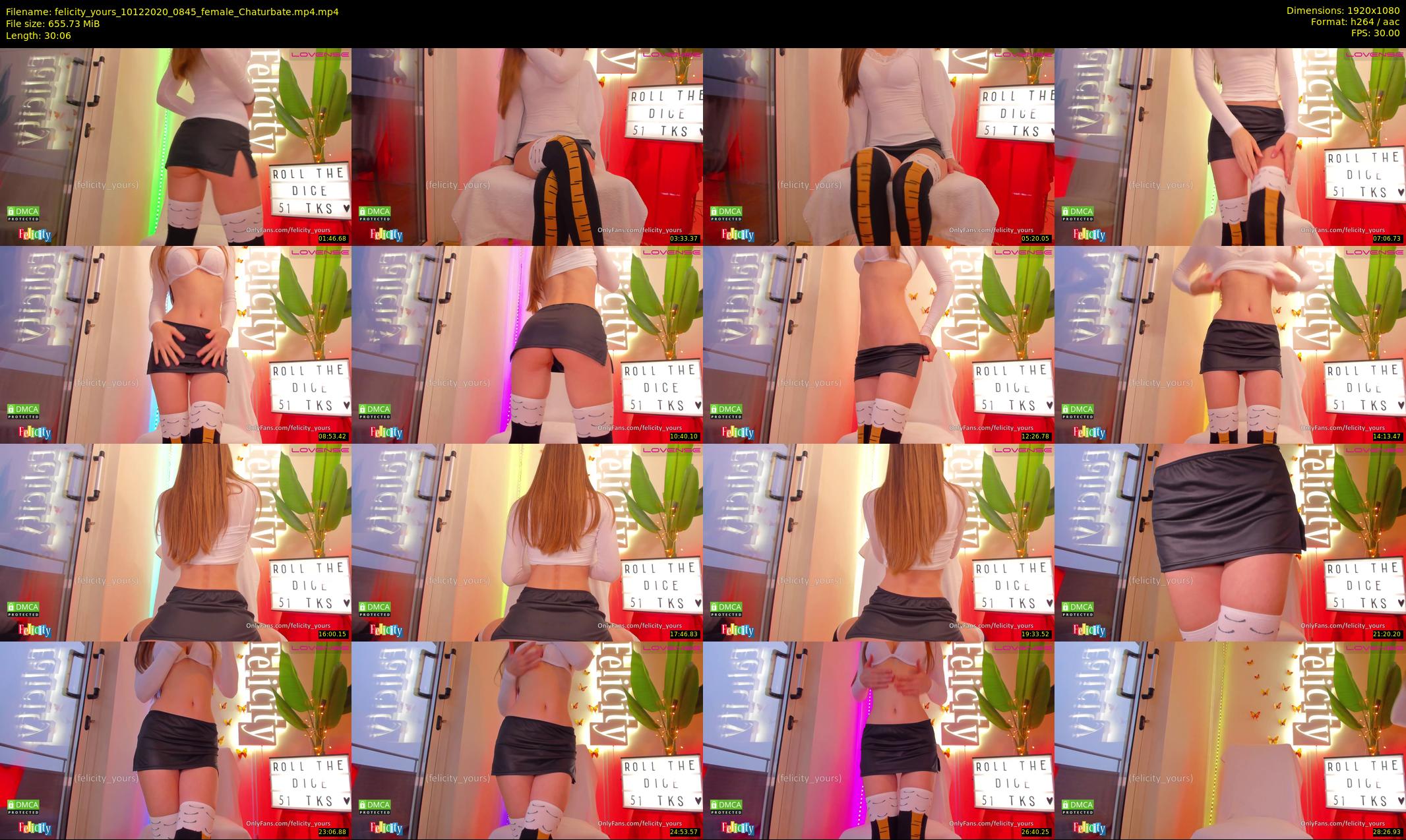 felicity_yours — 31 minute Chaturbate female cam show recording, 1080p, Dec 10, 2020