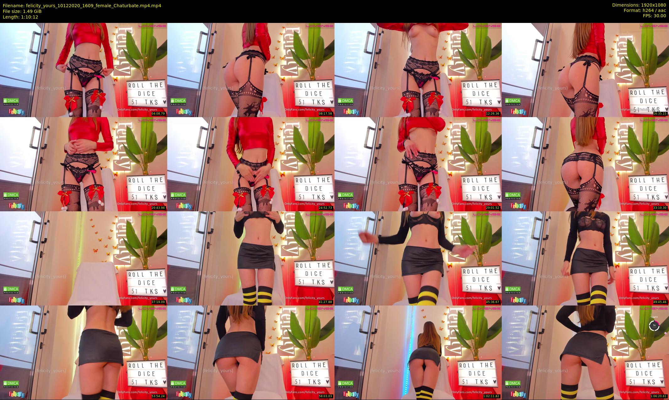 felicity_yours — 71 minute Chaturbate female cam show recording, 1080p, Dec 10, 2020