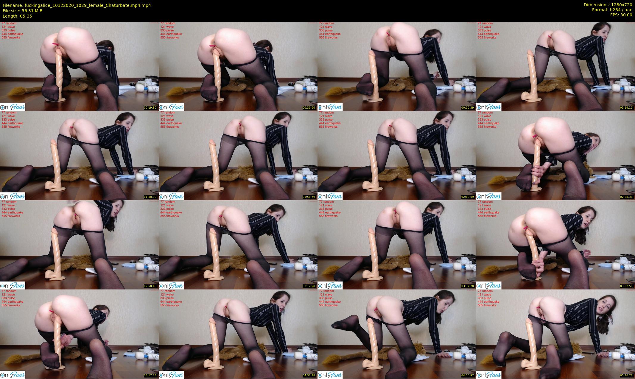 fuckingalice — 6 minute Chaturbate female cam show recording, 720p, Dec 10, 2020
