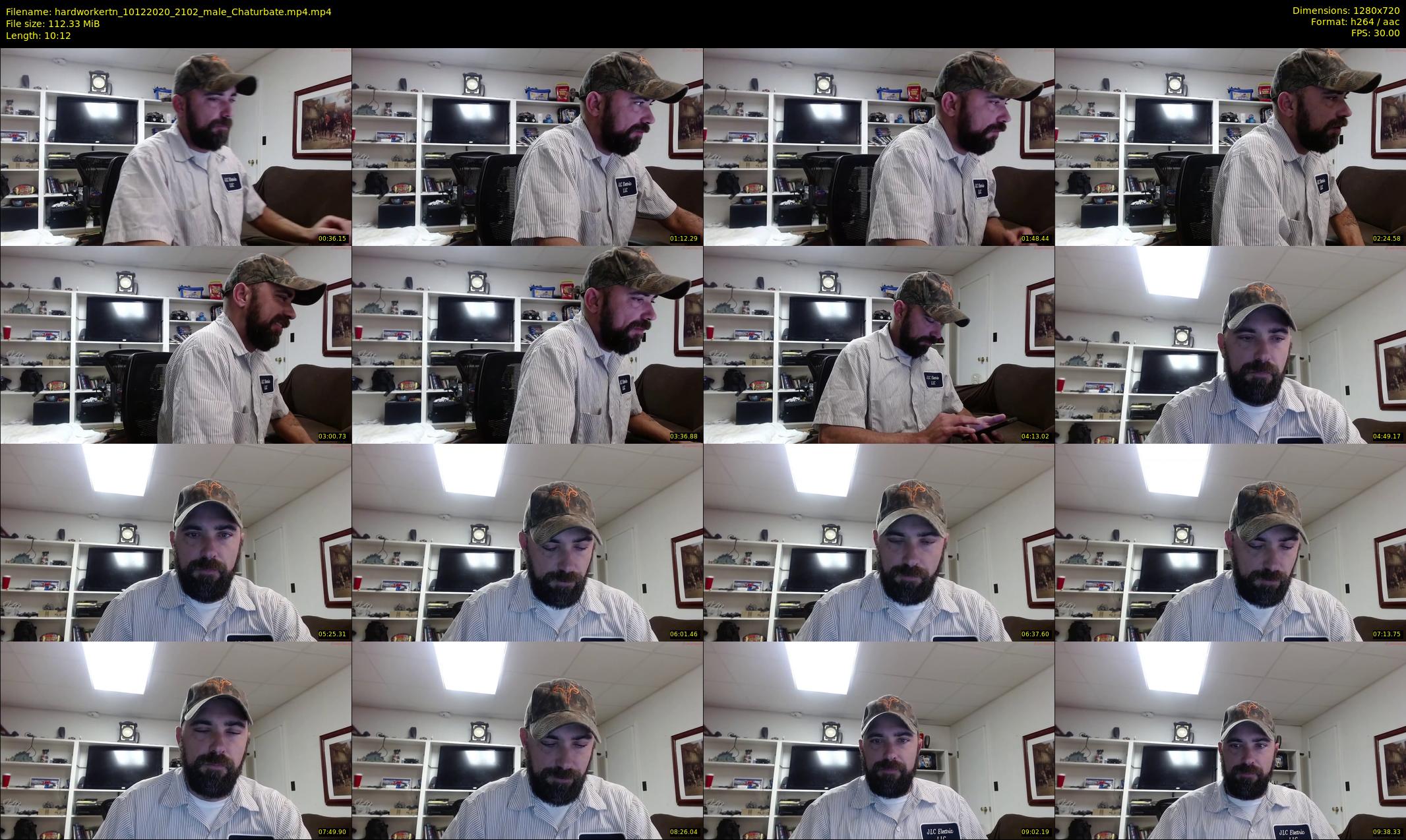 hardworkertn — 11 minute Chaturbate male cam show recording, 720p, Dec 10, 2020