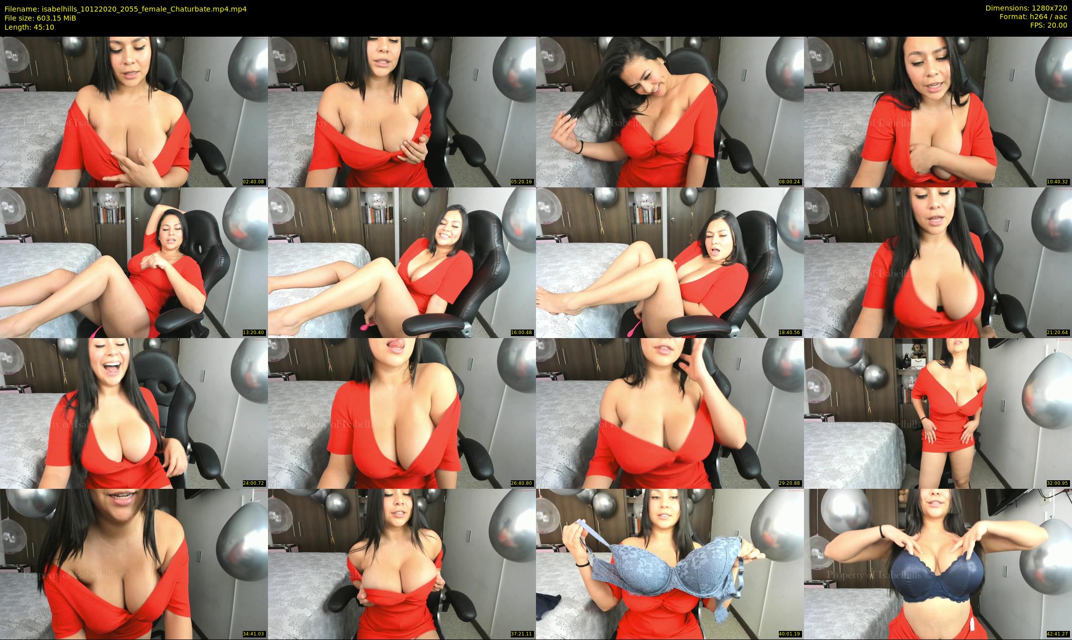 isabelhills — 46 minute Chaturbate female cam show recording, 720p, Dec 10, 2020