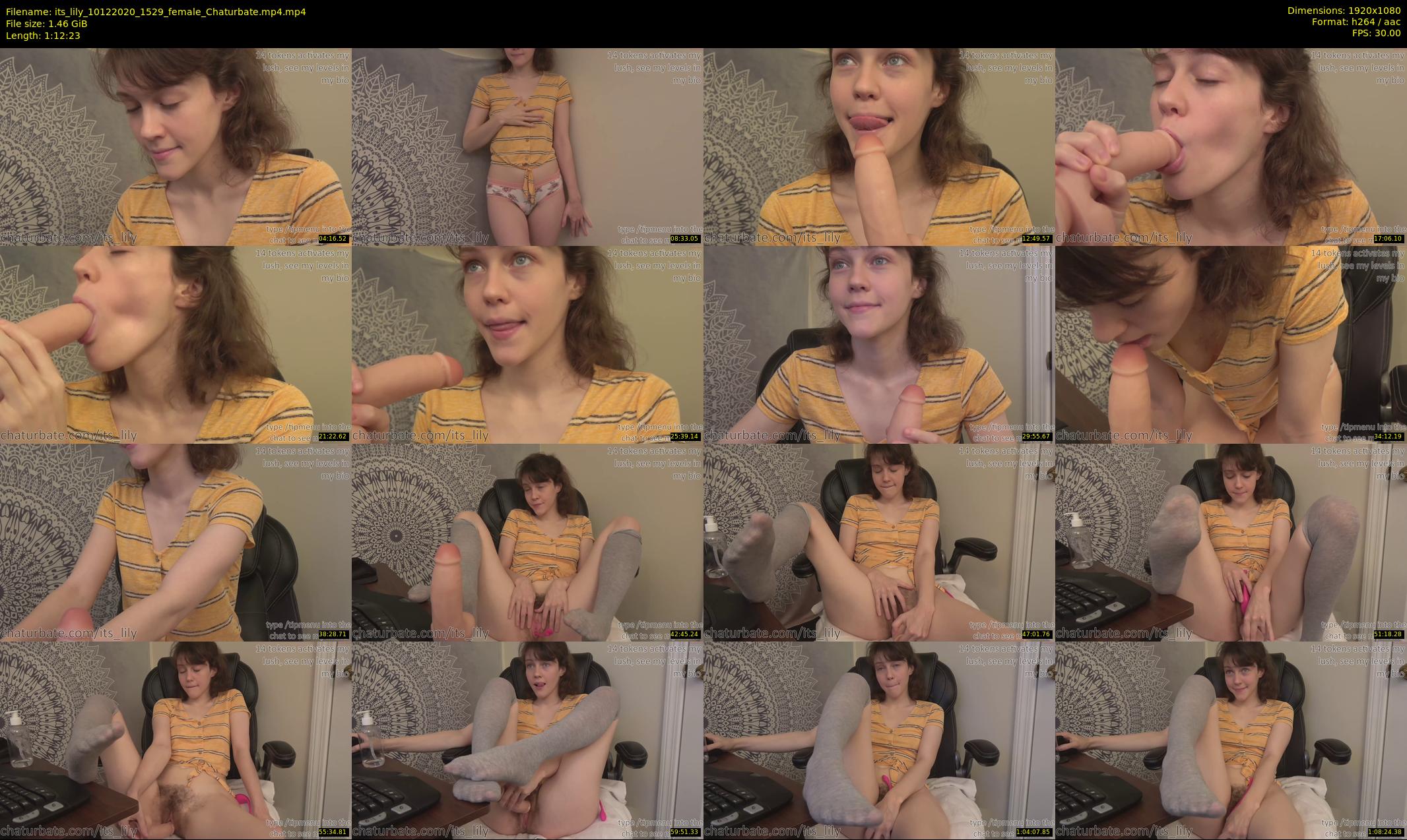its_lily — 73 minute Chaturbate female cam show recording, 1080p, Dec 10, 2020