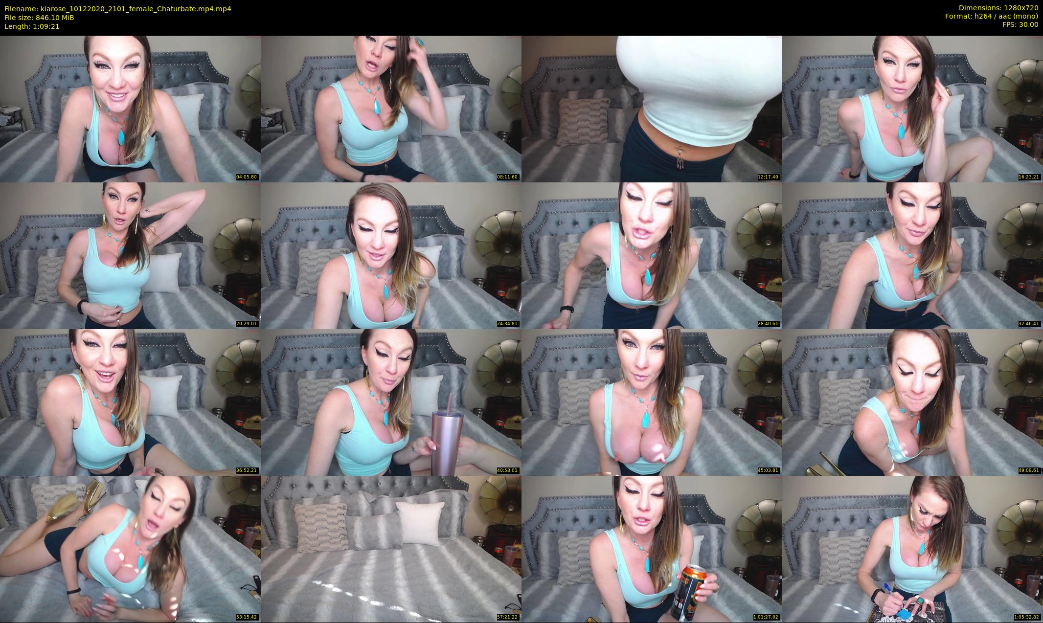 kiarose — 70 minute Chaturbate female cam show recording, 720p, Dec 10, 2020