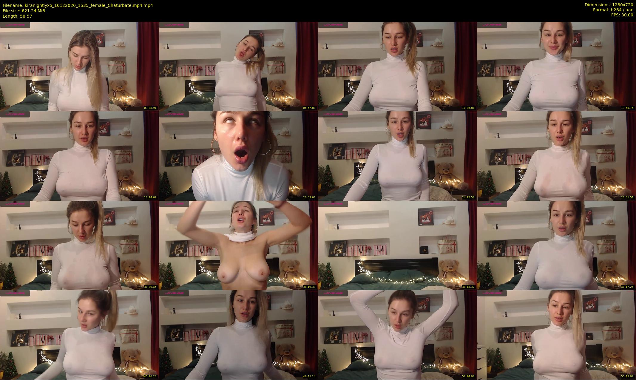 kiranightlyxo — 59 minute Chaturbate female cam show recording, 720p, Dec 10, 2020