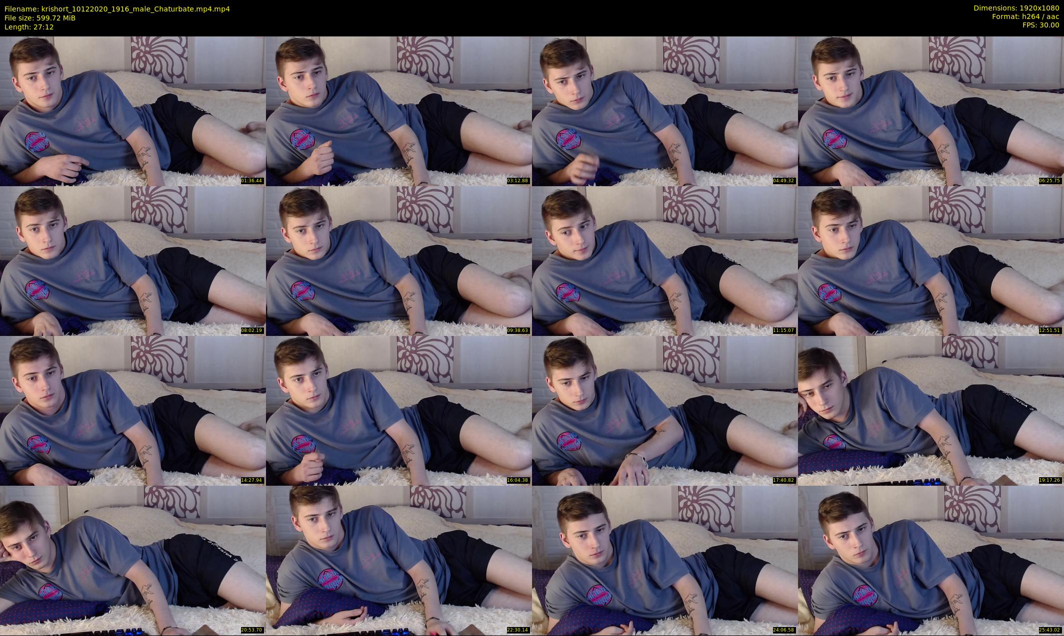 krishort — 28 minute Chaturbate male cam show recording, 1080p, Dec 10, 2020