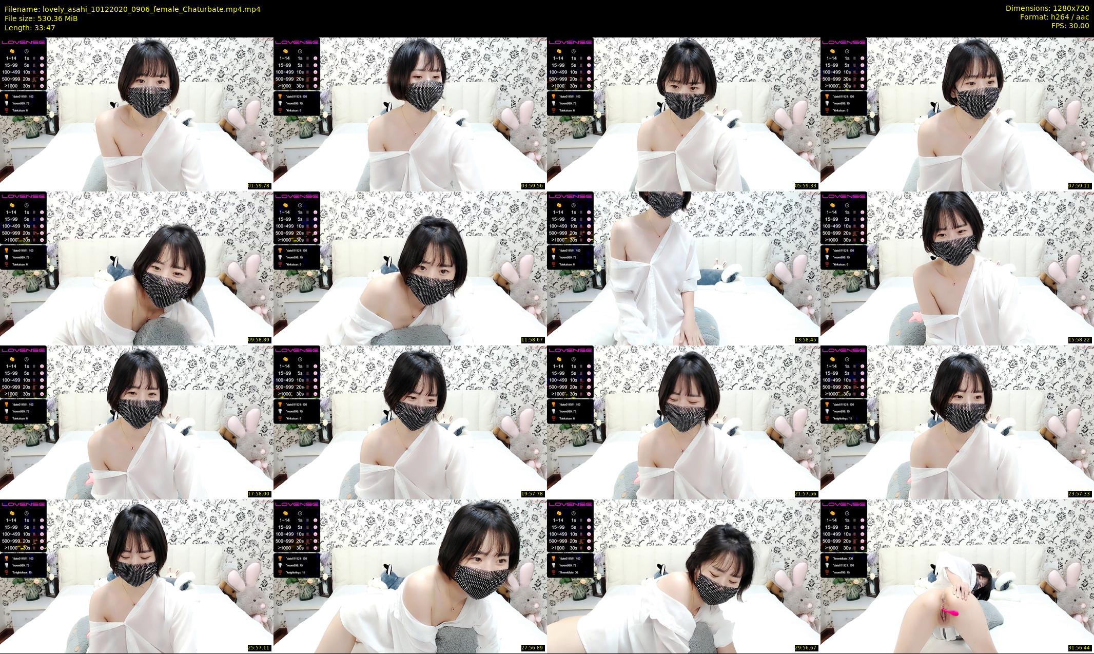 lovely_asahi — 34 minute Chaturbate female cam show recording, 720p, Dec 10, 2020