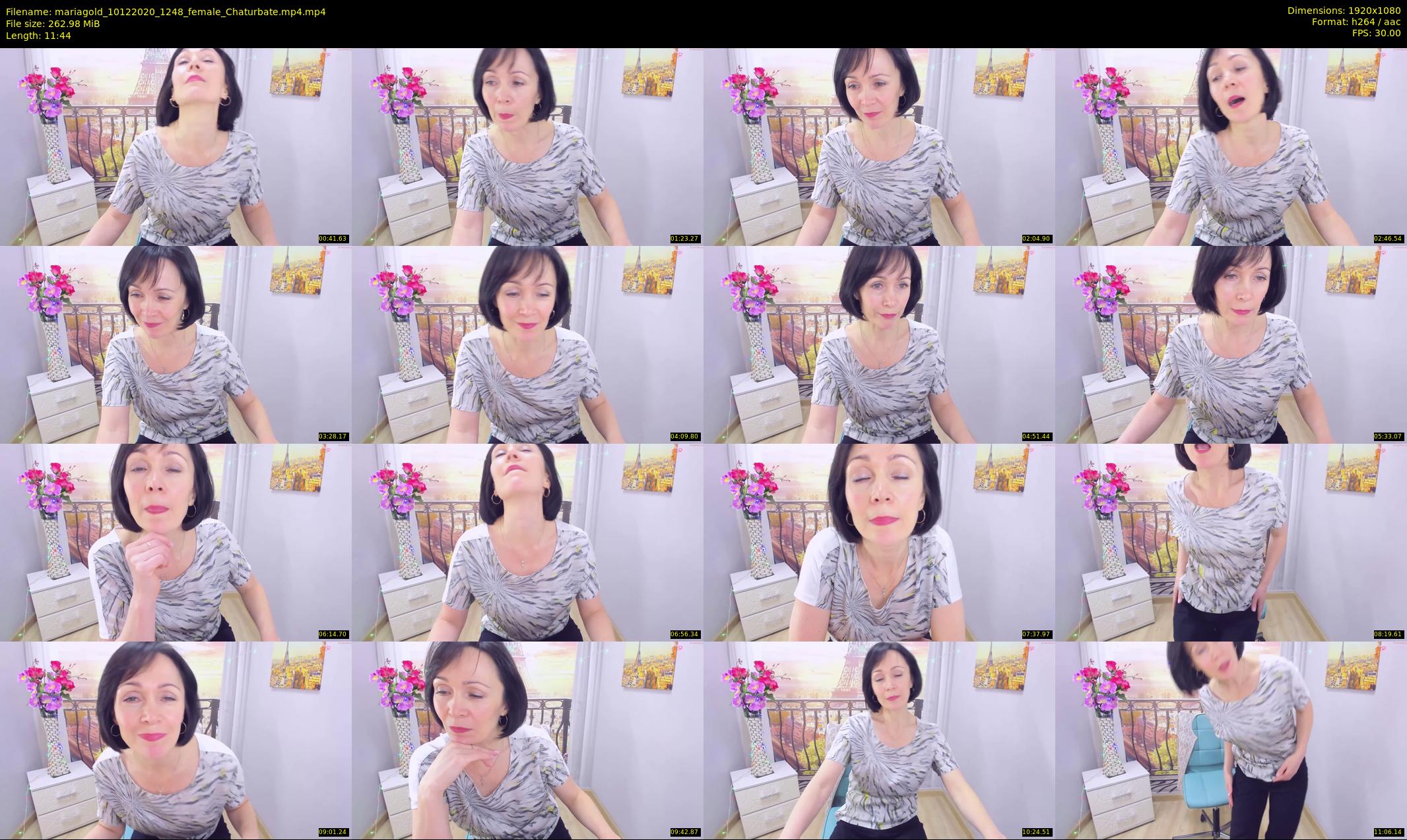 mariagold — 12 minute Chaturbate female cam show recording, 1080p, Dec 10, 2020