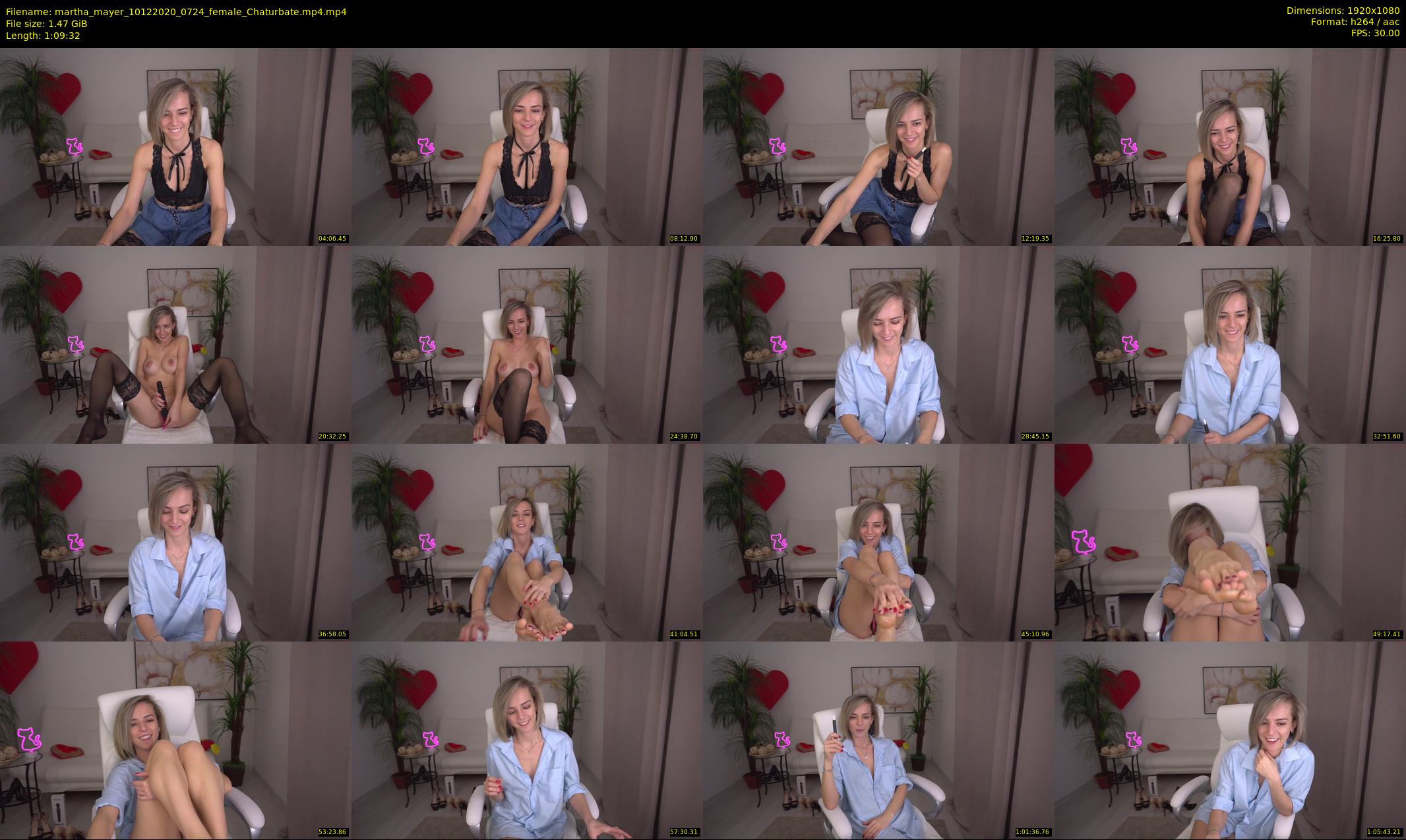 martha_mayer — 70 minute Chaturbate female cam show recording, 1080p, Dec 10, 2020