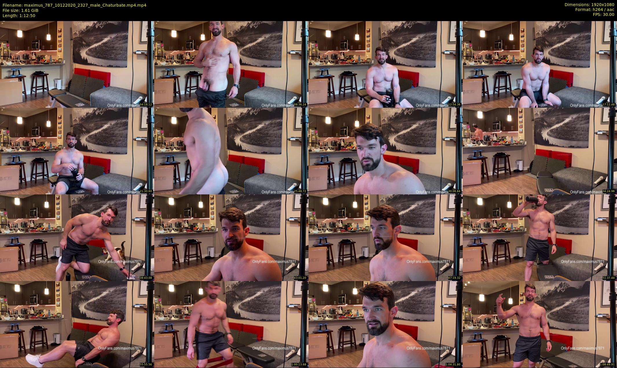 maximus_787 — 73 minute Chaturbate male cam show recording, 1080p, Dec 10, 2020