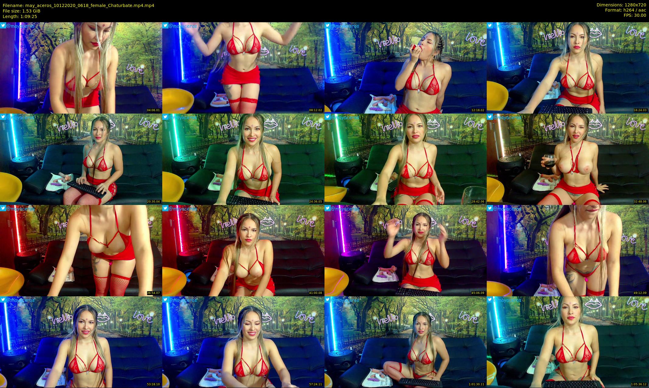 may_aceros — 70 minute Chaturbate female cam show recording, 720p, Dec 10, 2020