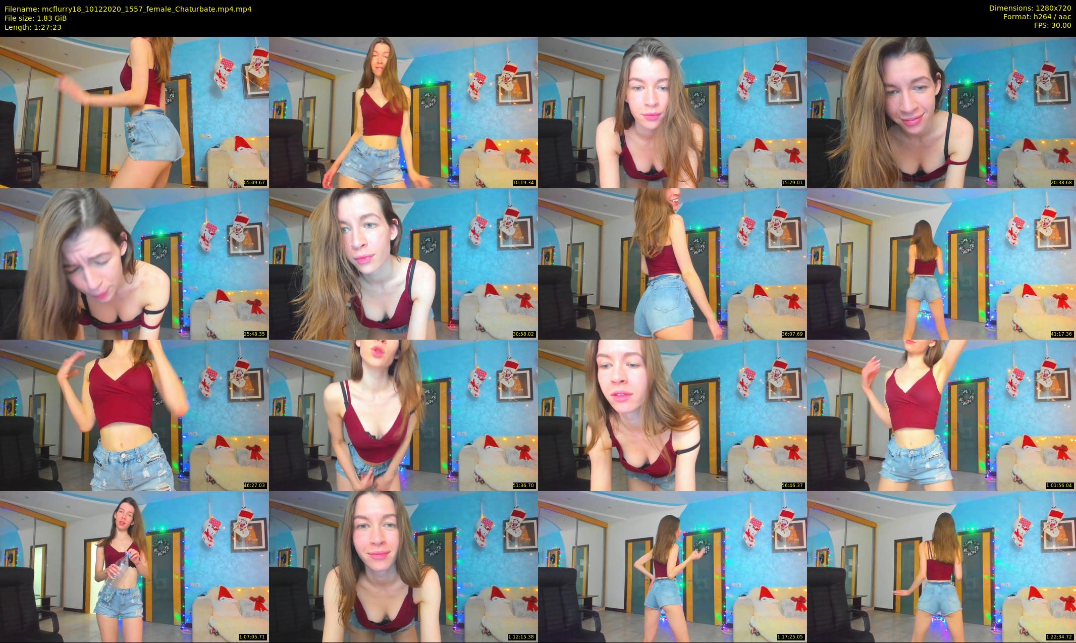 mcflurry18 — 88 minute Chaturbate female cam show recording, 720p, Dec 10, 2020