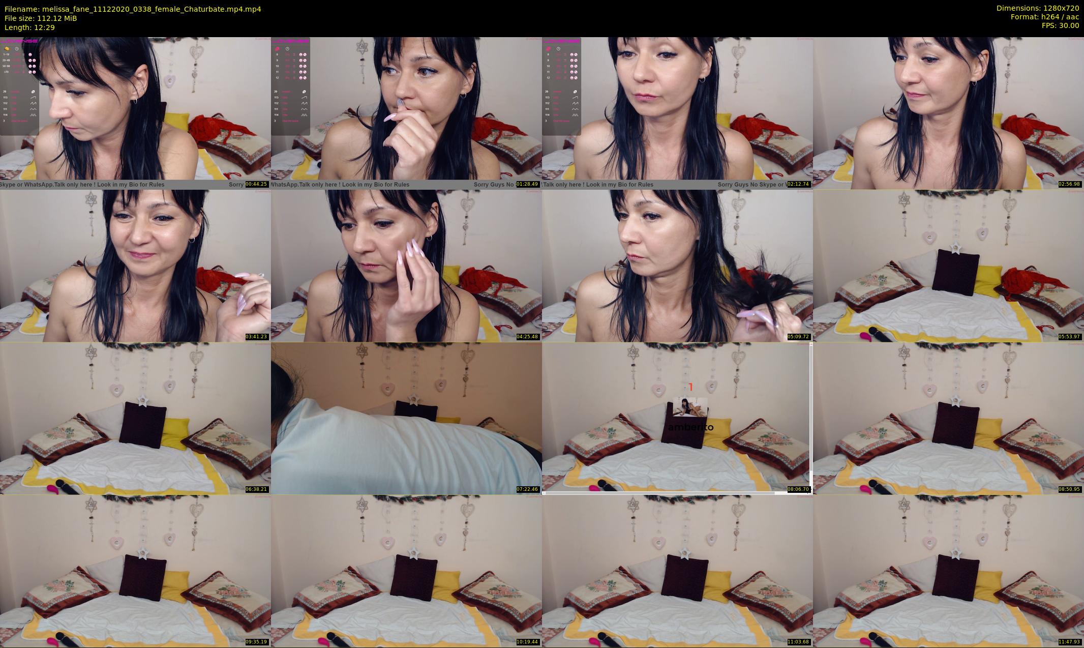 melissa_fane — 13 minute Chaturbate female cam show recording, 720p, Dec 11, 2020