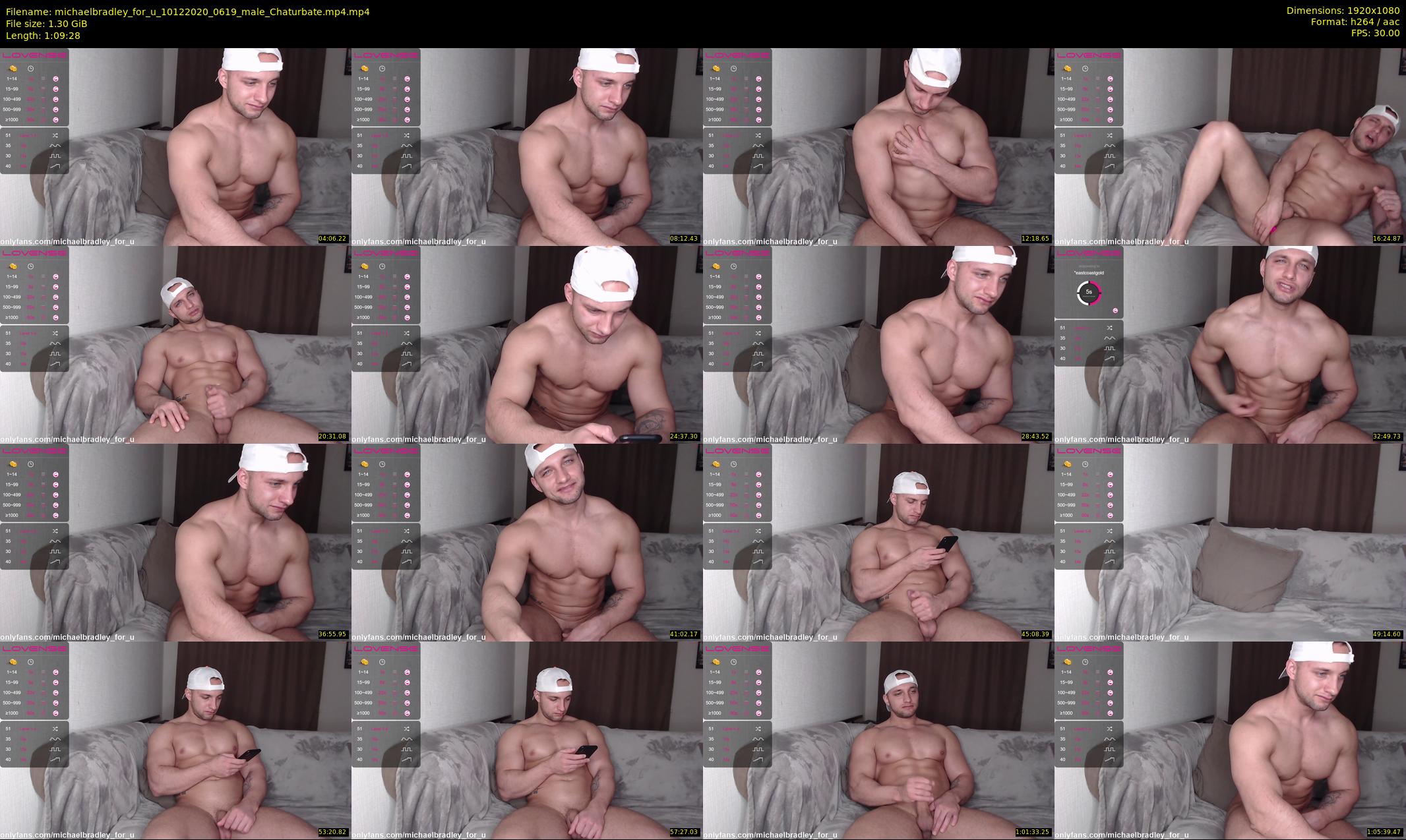 michaelbradley_for_u — 70 minute Chaturbate male cam show recording, 1080p, Dec 10, 2020