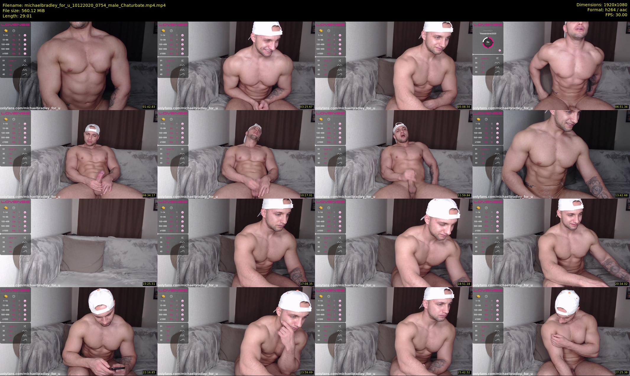 michaelbradley_for_u — 30 minute Chaturbate male cam show recording, 1080p, Dec 10, 2020