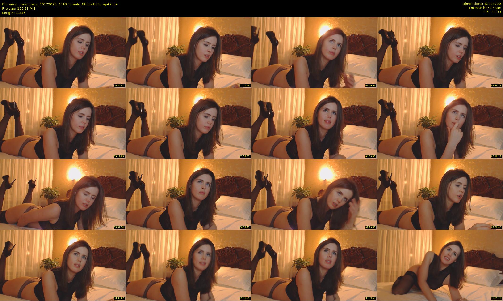 mysophiee — 12 minute Chaturbate female cam show recording, 720p, Dec 10, 2020