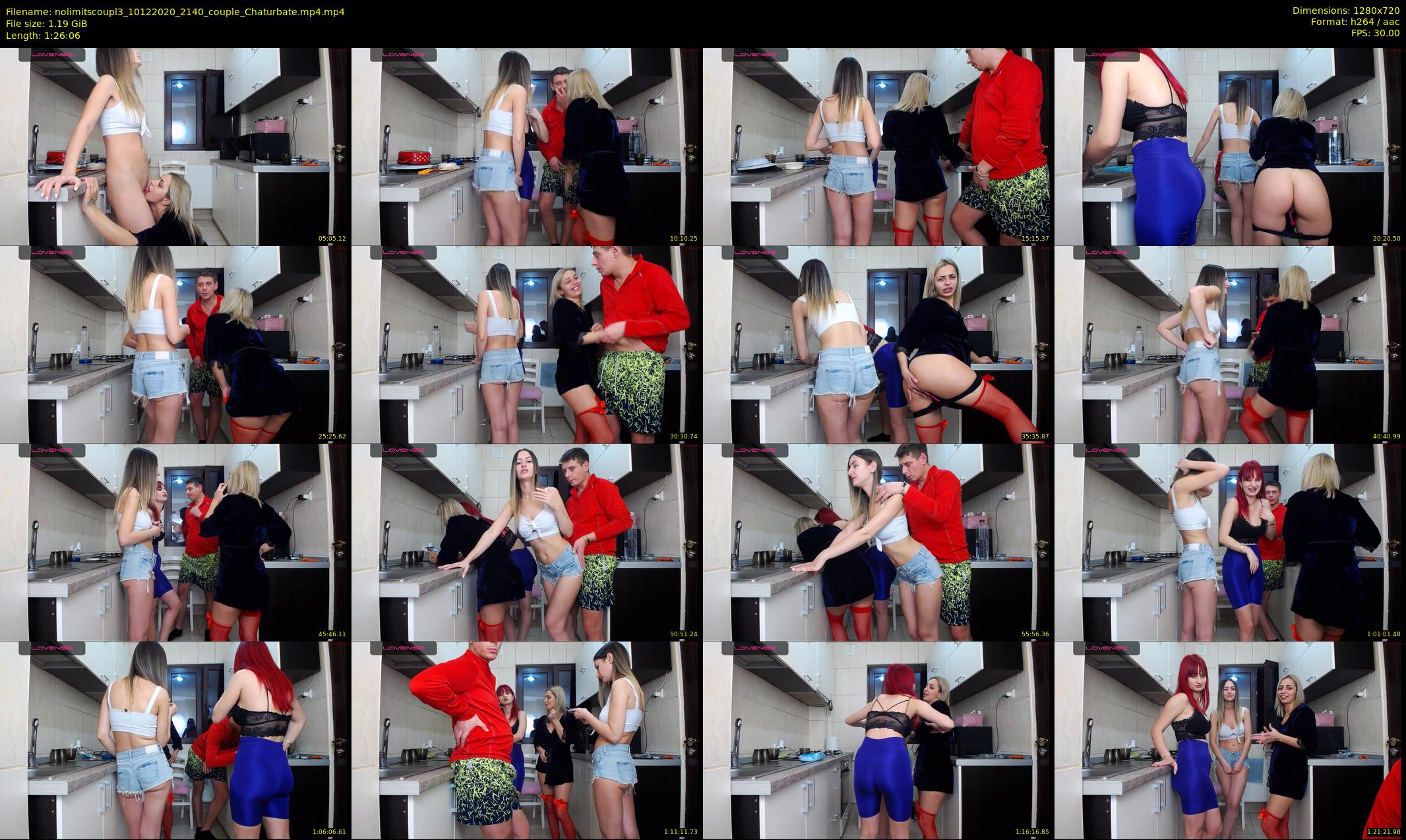 nolimitscoupl3 — 87 minute Chaturbate couple cam show recording, 720p, Dec 10, 2020