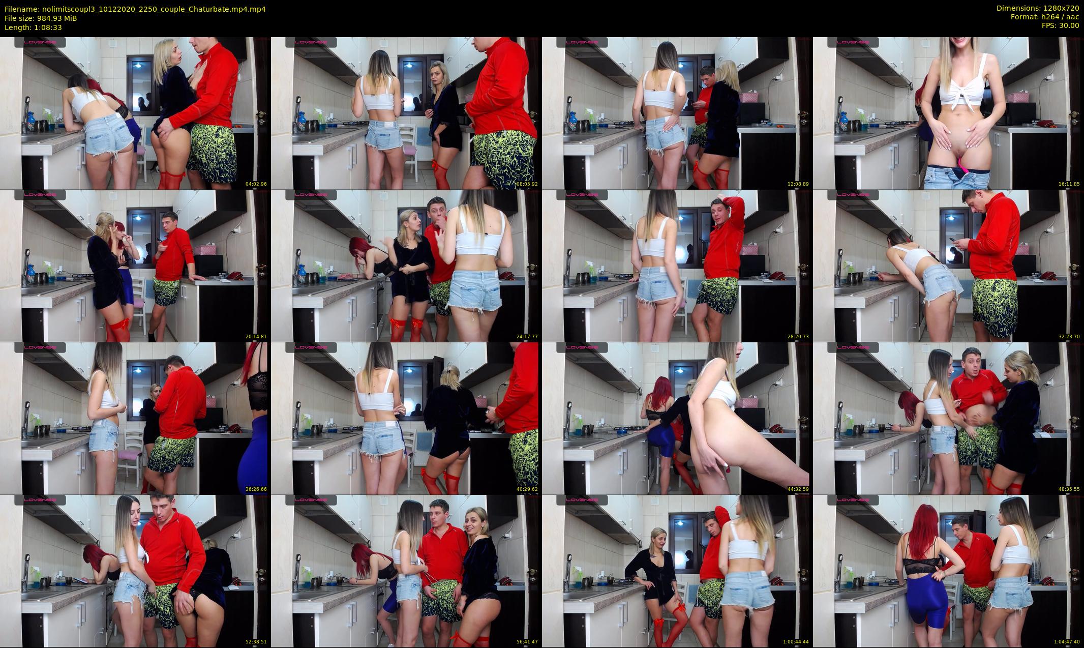 nolimitscoupl3 — 69 minute Chaturbate couple cam show recording, 720p, Dec 10, 2020