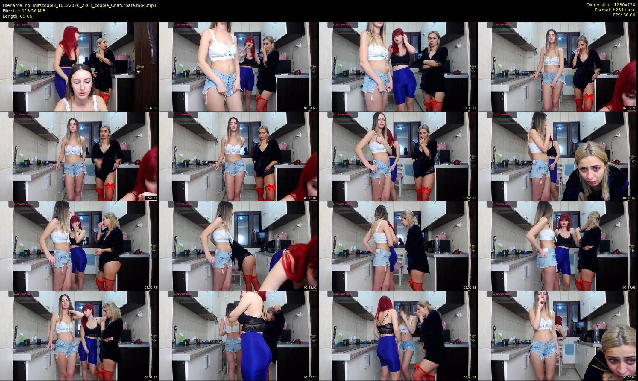 nolimitscoupl3 — 10 minute Chaturbate couple cam show recording, 720p, Dec 10, 2020