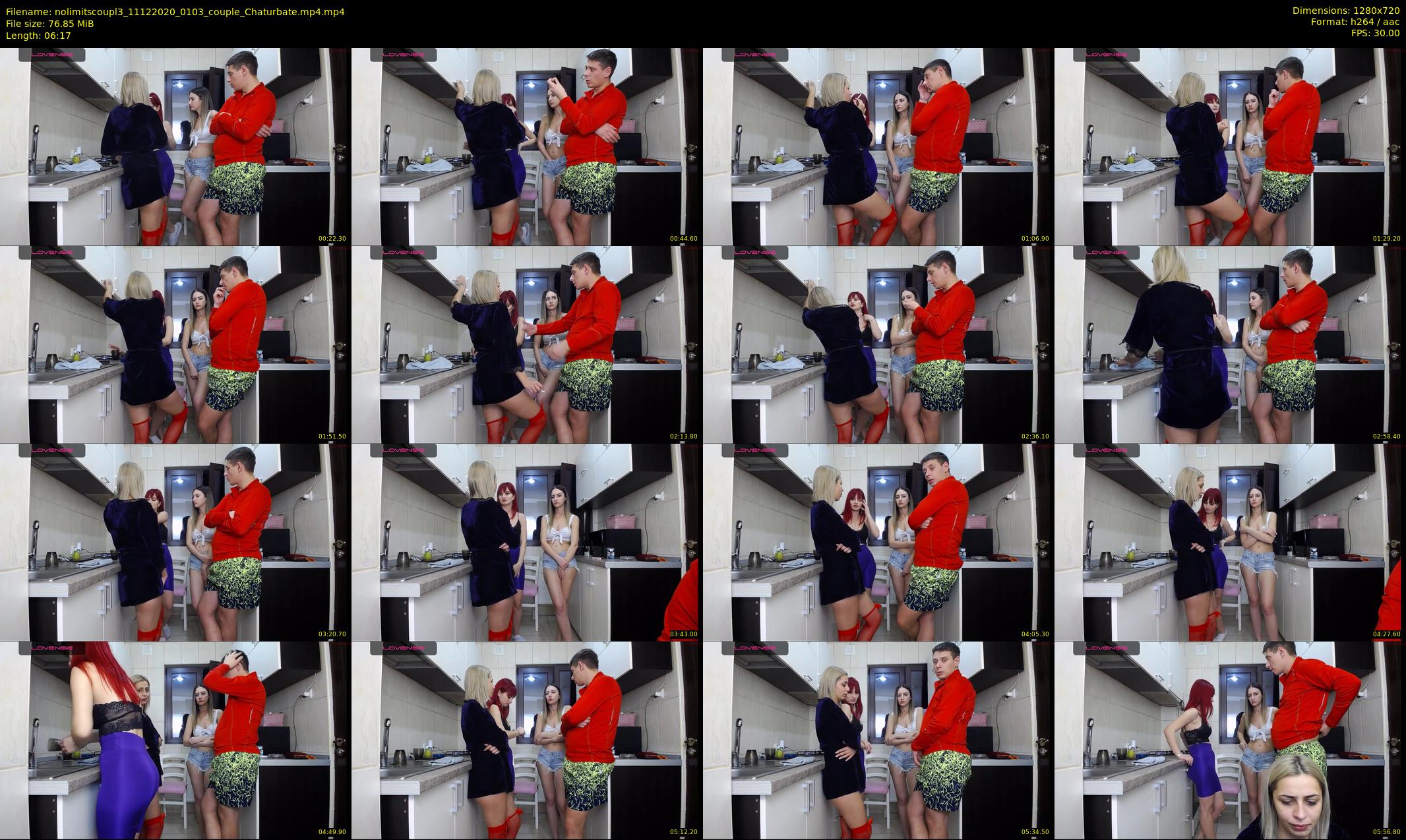 nolimitscoupl3 — 7 minute Chaturbate couple cam show recording, 720p, Dec 11, 2020