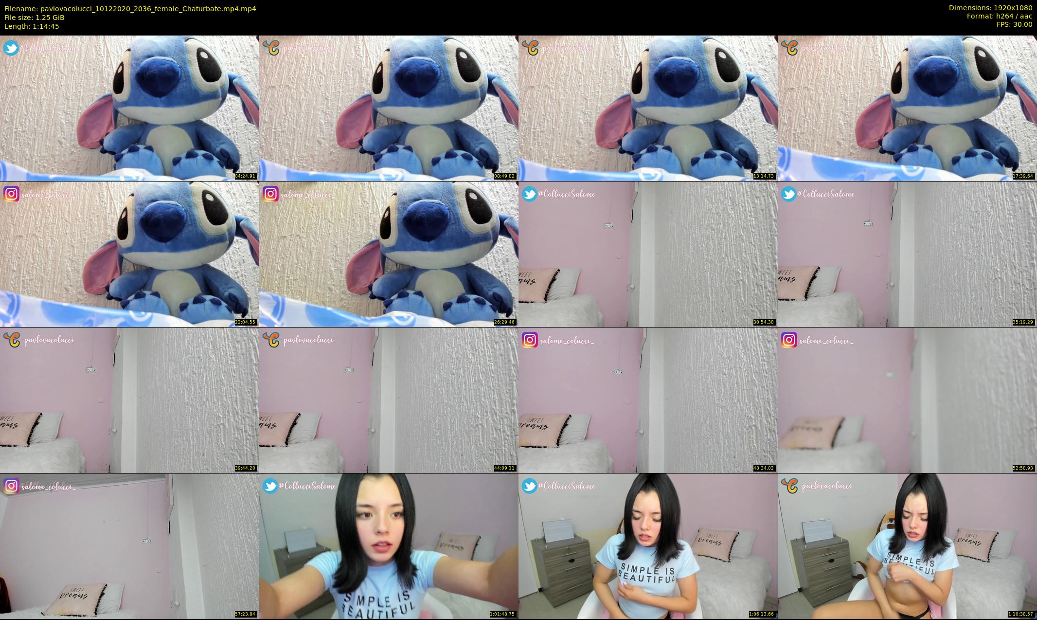 pavlovacolucci — 75 minute Chaturbate female cam show recording, 1080p, Dec 10, 2020