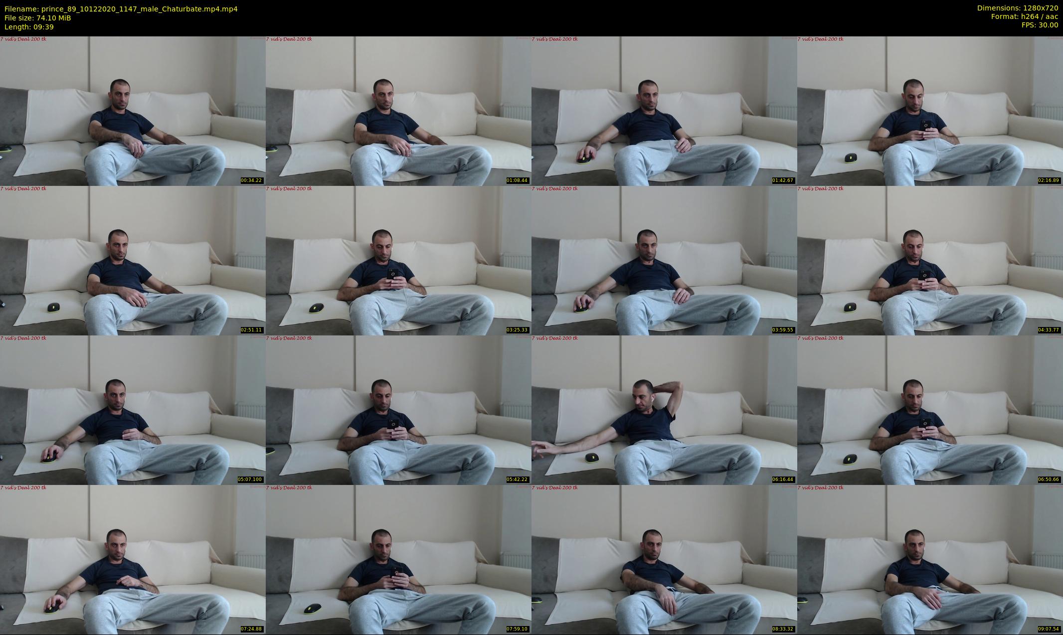 prince_89 — 10 minute Chaturbate male cam show recording, 720p, Dec 10, 2020