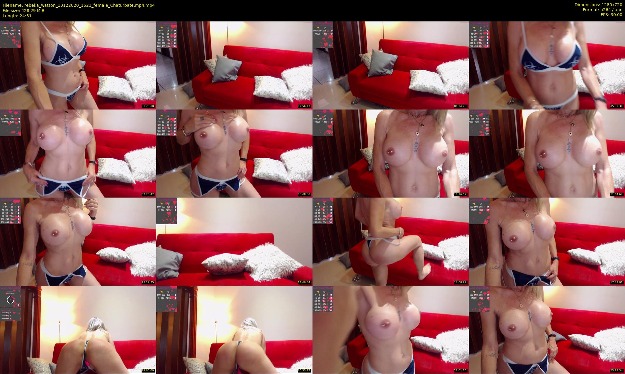 rebeka_watson — 25 minute Chaturbate female cam show recording, 720p, Dec 10, 2020