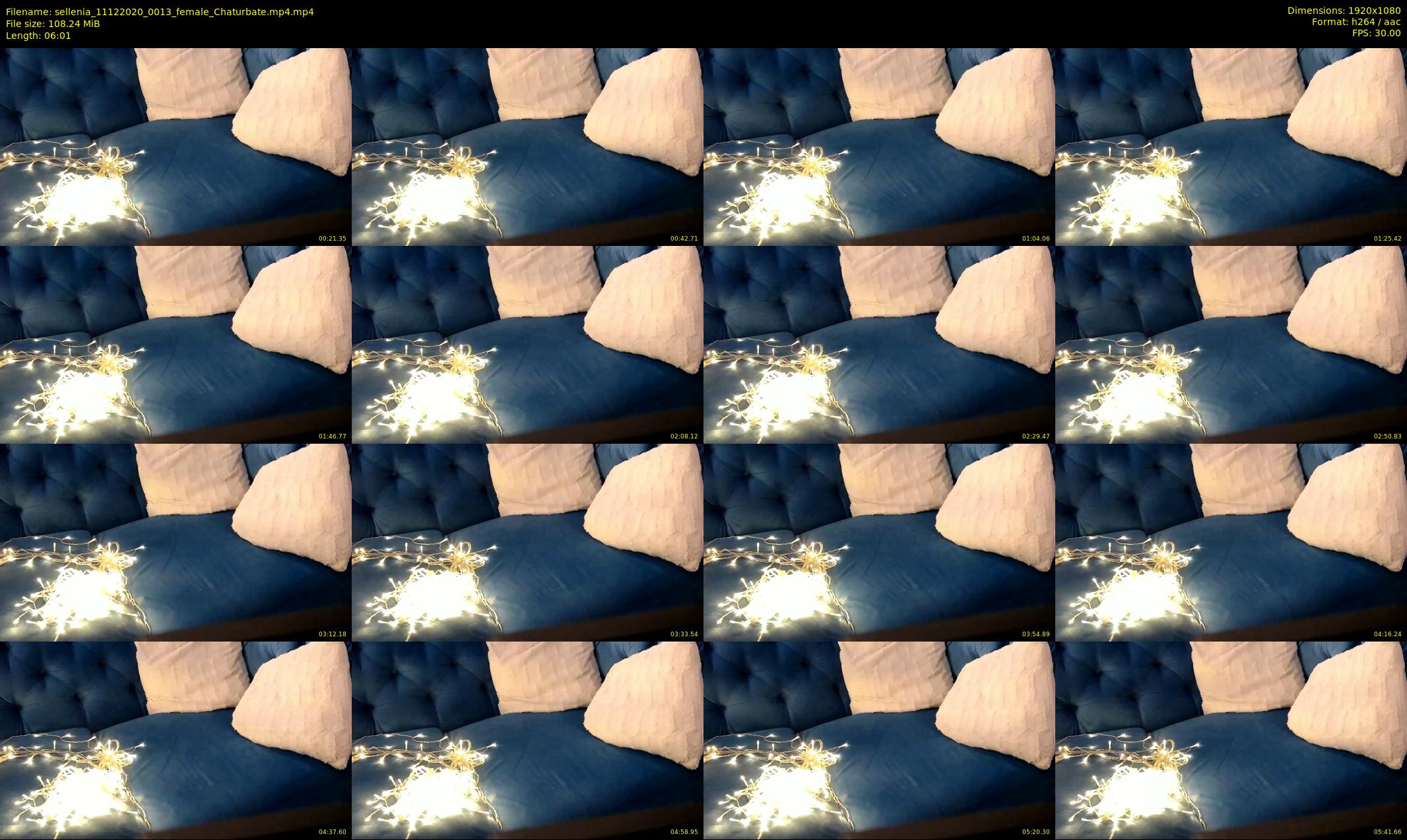 sellenia — 7 minute Chaturbate female cam show recording, 1080p, Dec 11, 2020