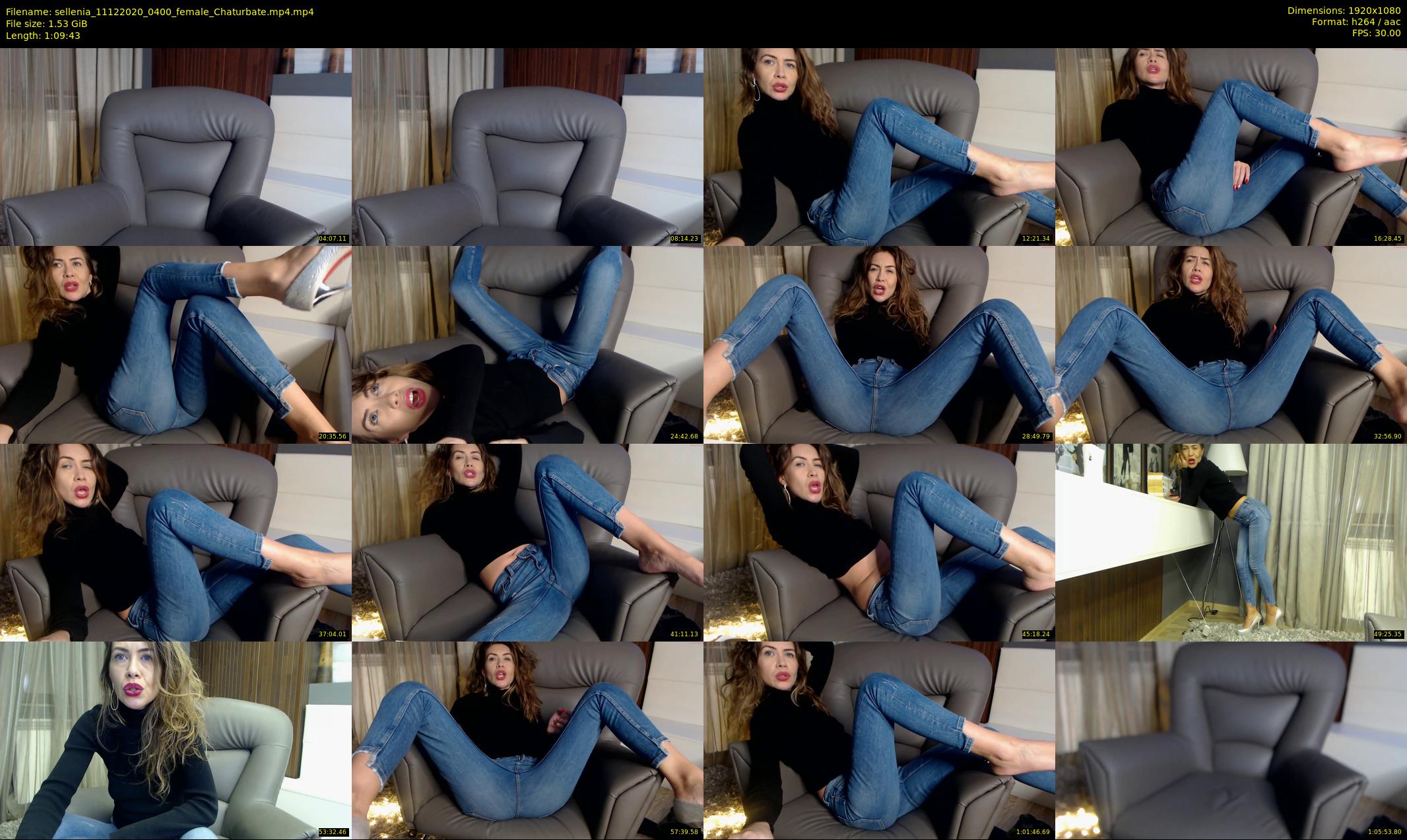 sellenia — 70 minute Chaturbate female cam show recording, 1080p, Dec 11, 2020