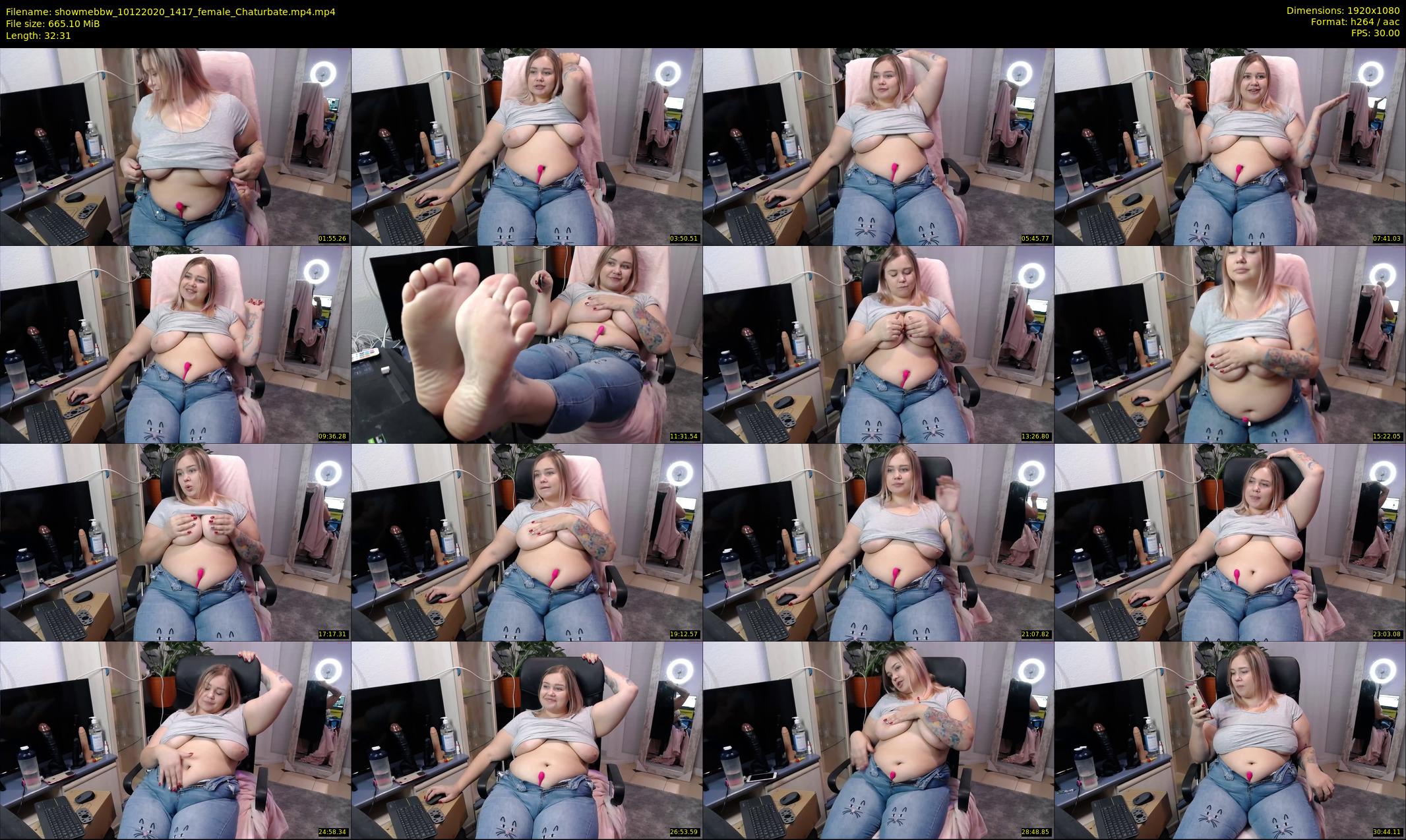showmebbw — 33 minute Chaturbate female cam show recording, 1080p, Dec 10, 2020